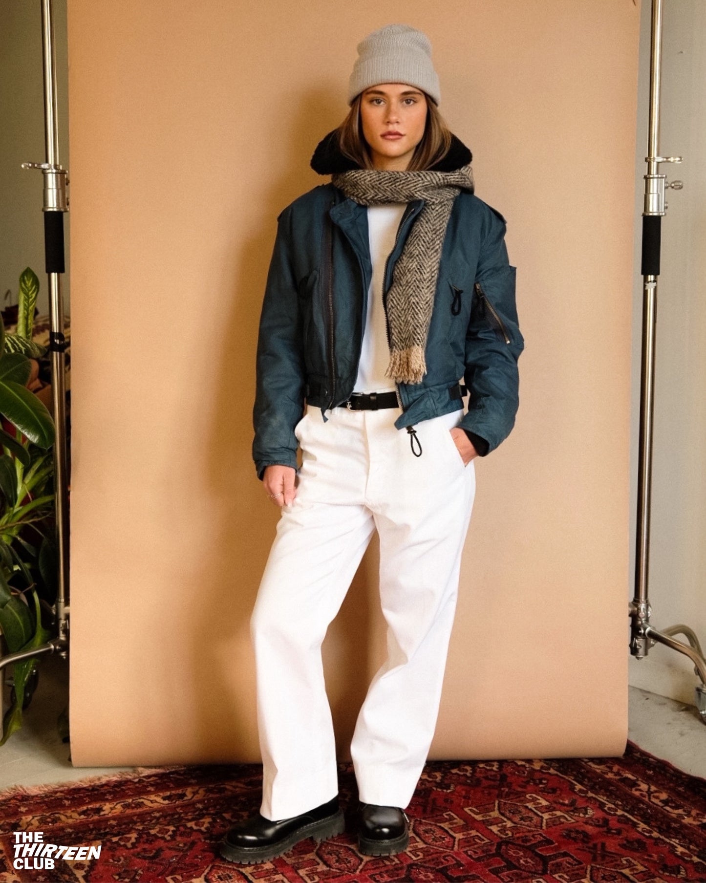 1990s - White Officer Pants - 31x29