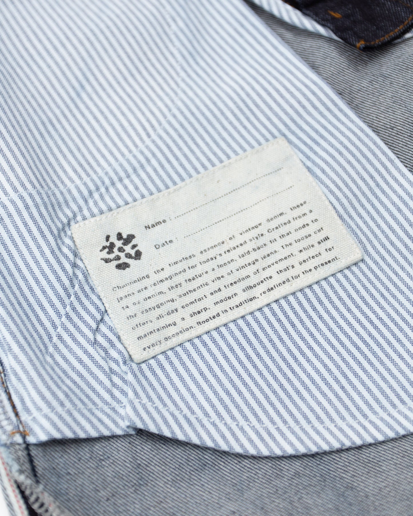 Souvenir Loose Cut Jeans - Raw