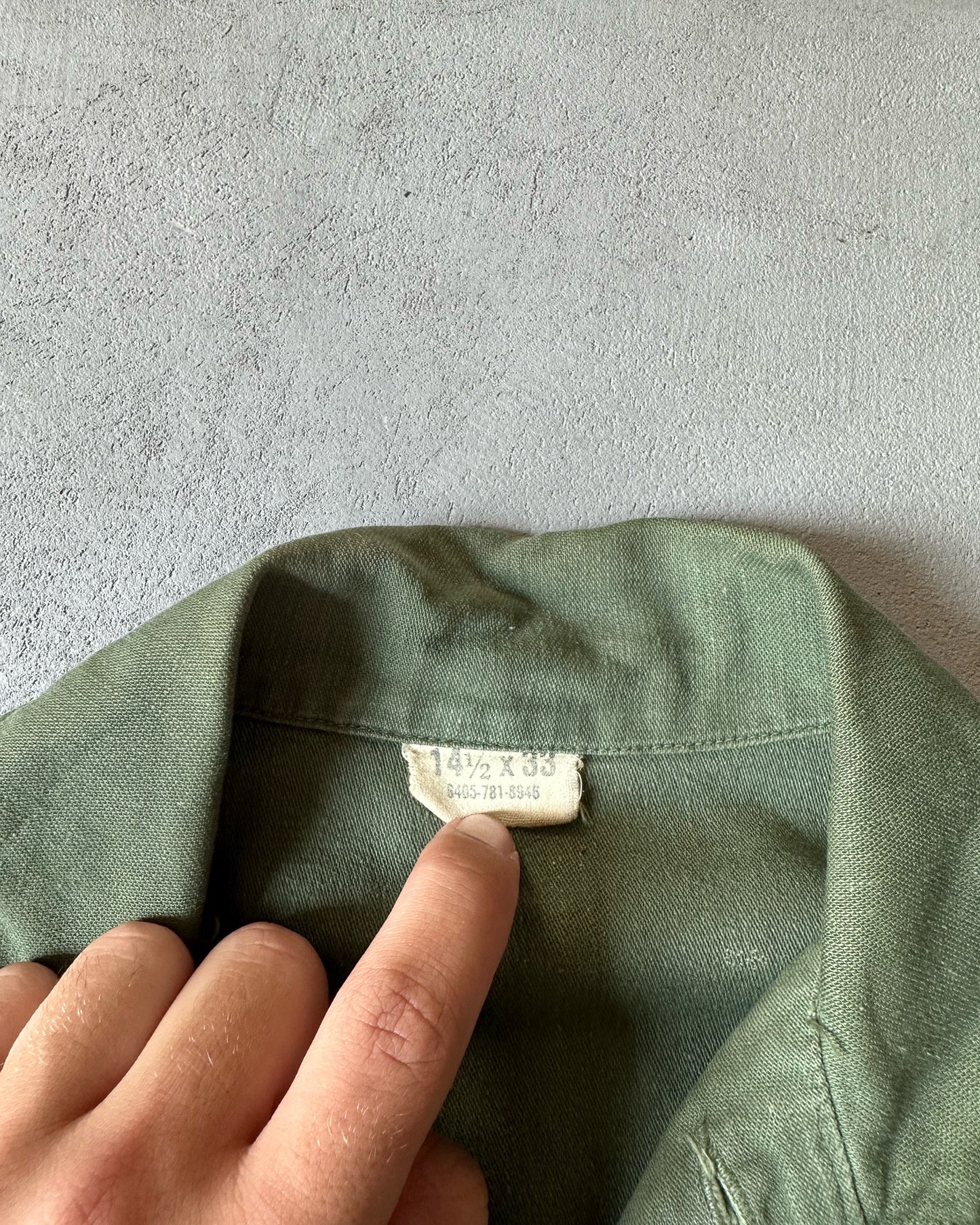 1970s - OG-107 Military Button Up - XS