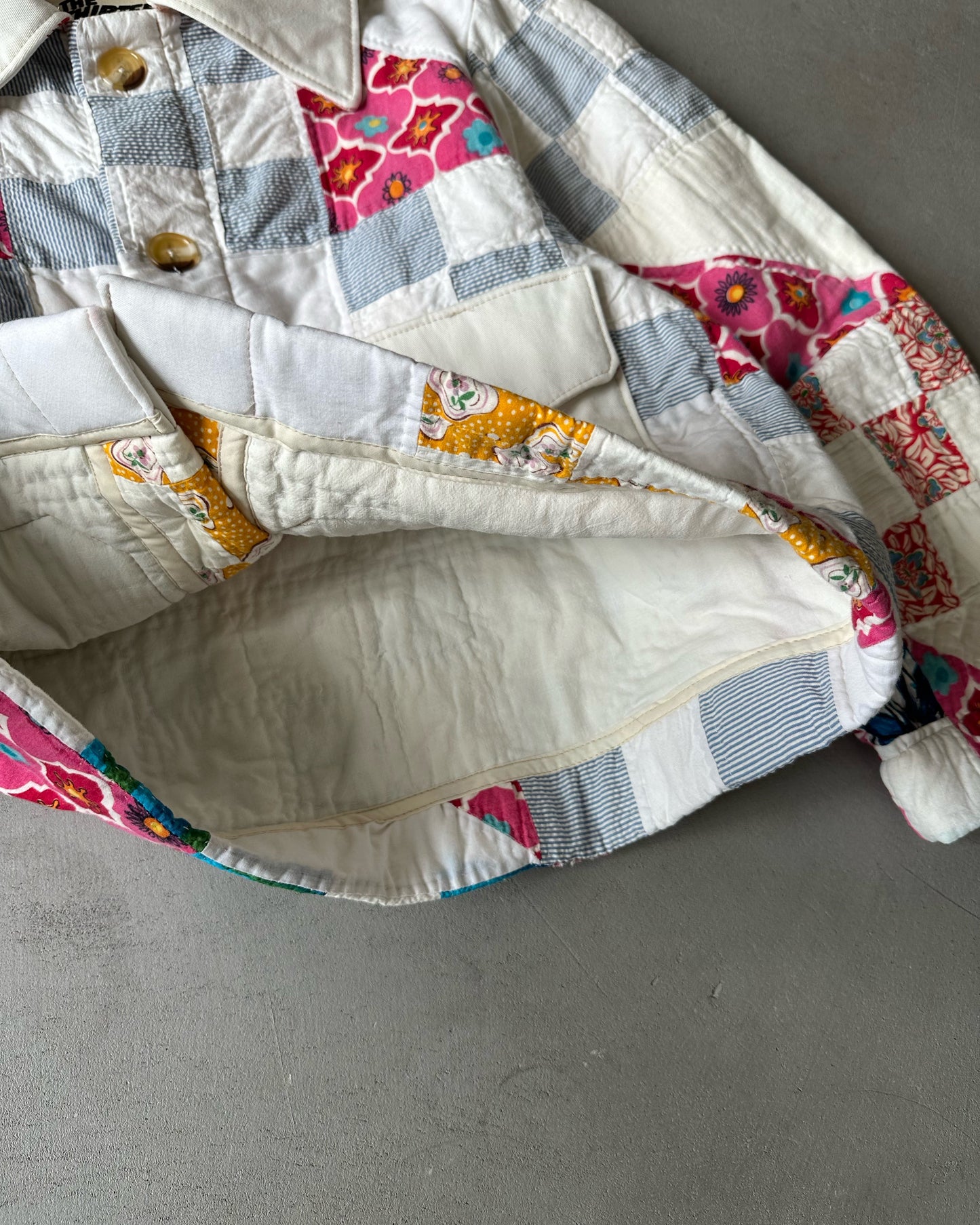 Upcycled "Aqua" Jacket - S/M