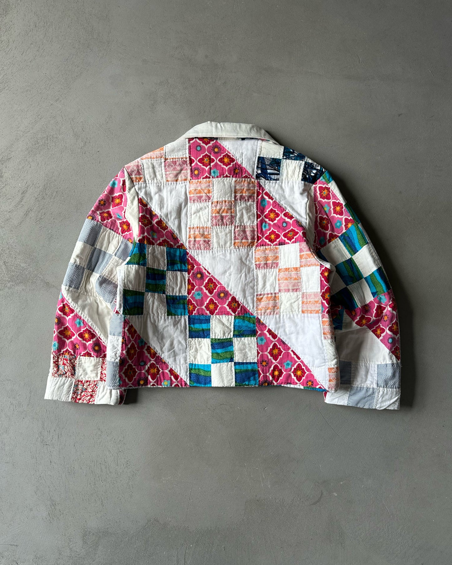Upcycled "Aqua" Jacket - S/M