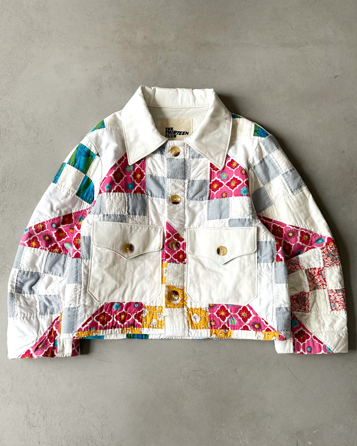 Upcycled "Aqua" Jacket - S/M