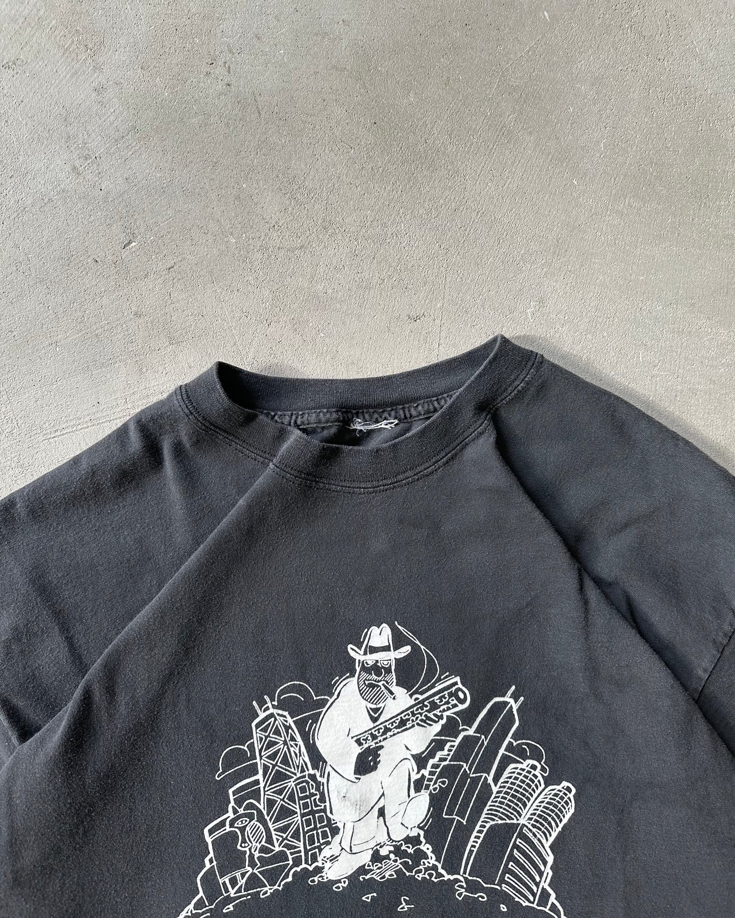 Années 90 - T-Shirt Noir Imagine - XL