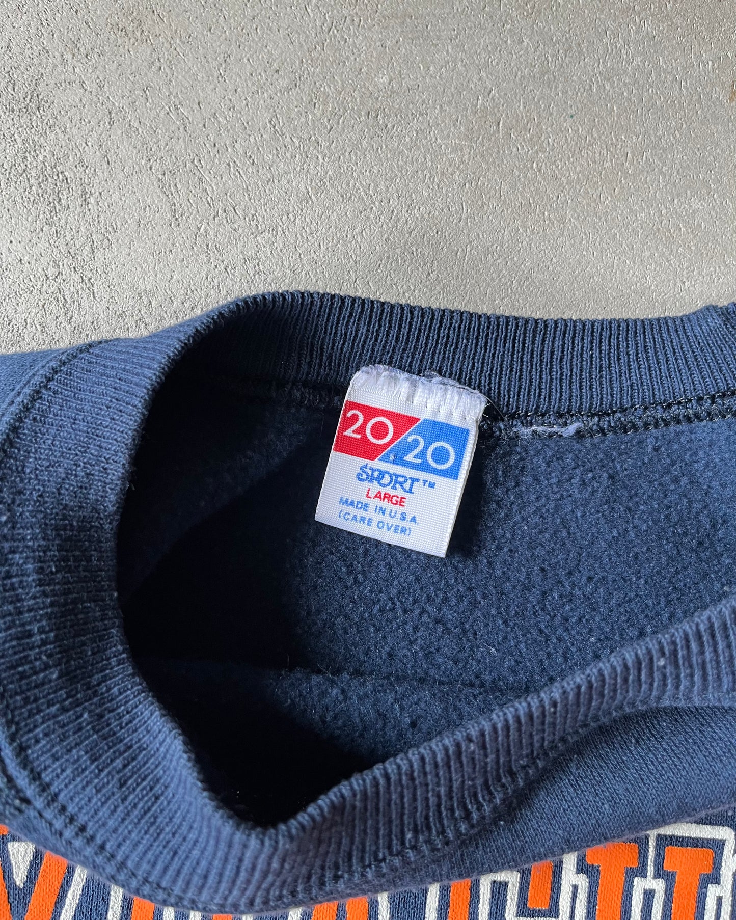 1990s - Navy Syracuse Crewneck - S/M