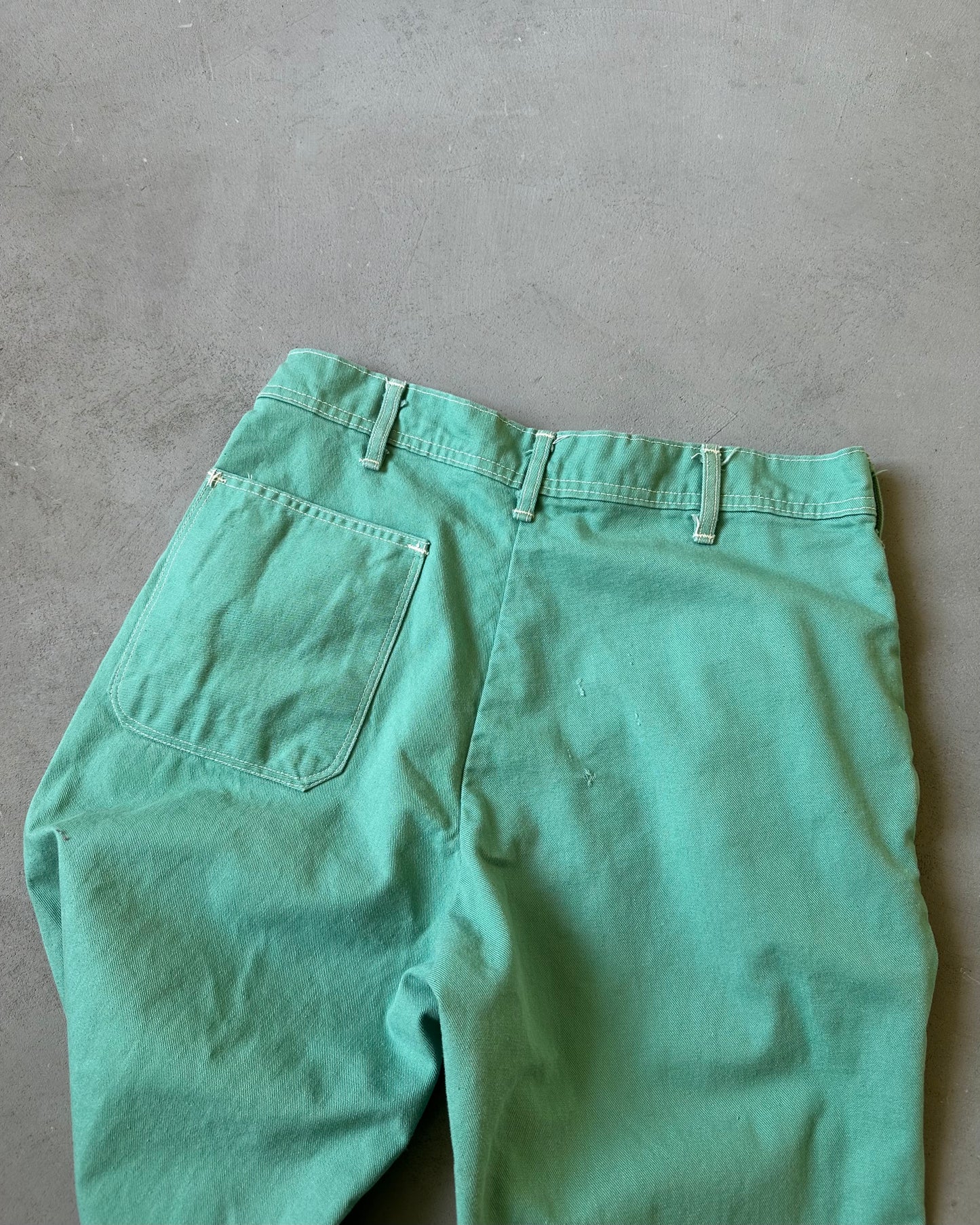 1980s - Aqua Work Pants - 34x29