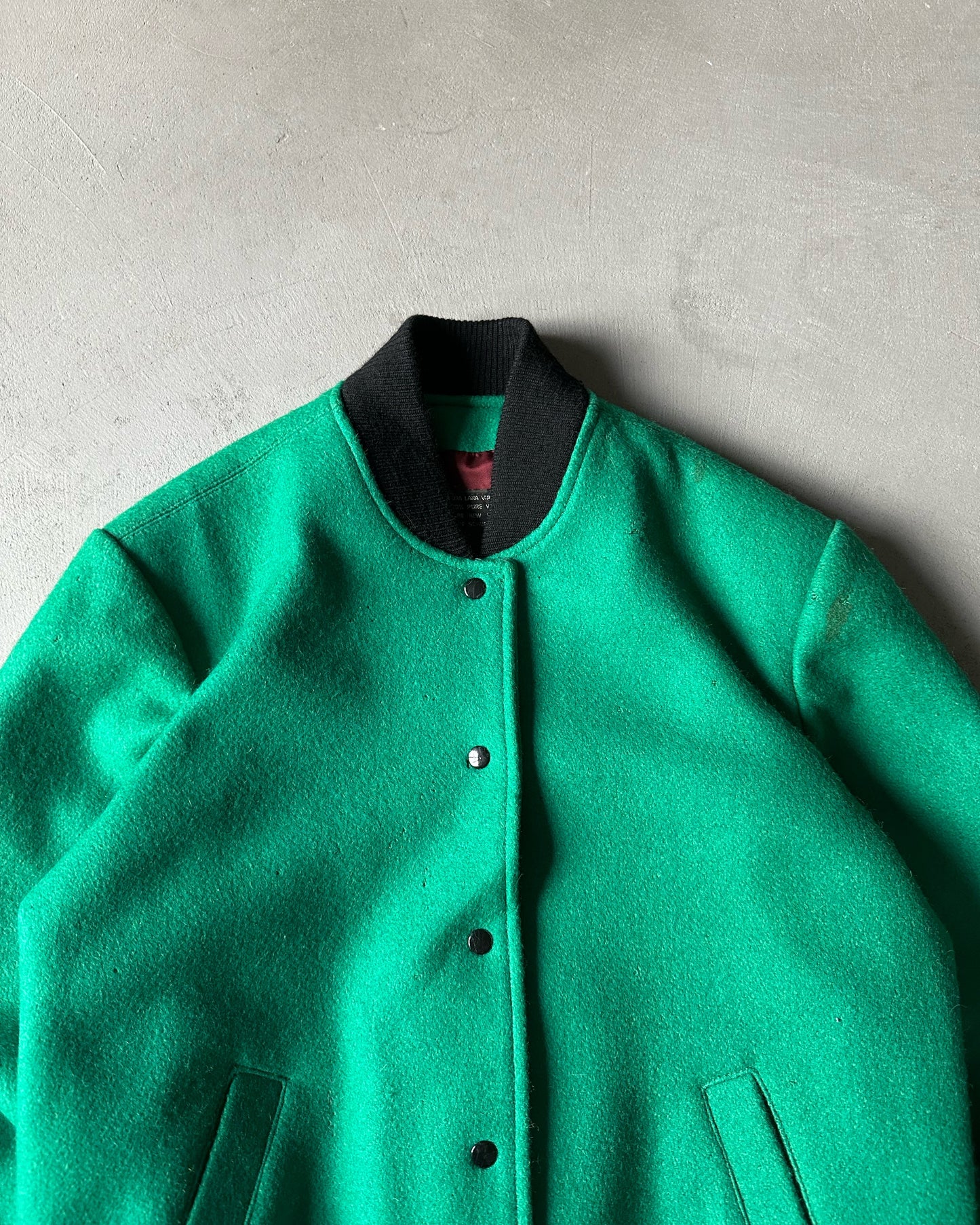 1960s - Green/Black Women's Varsity Jacket - (W)M
