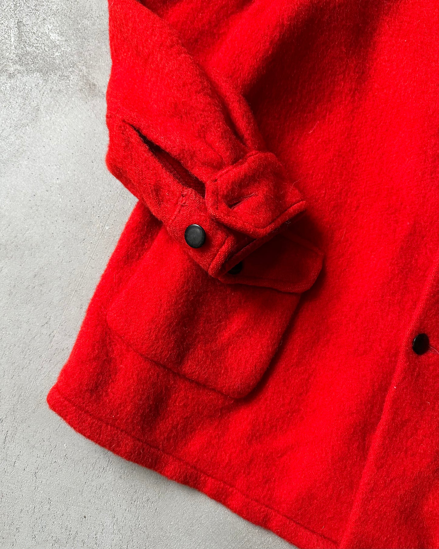 1960s - Red Hudson Bay Wool Jacket - M