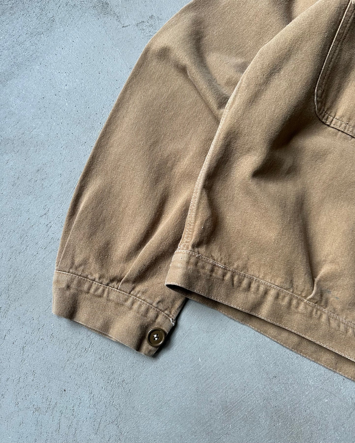 1970s - Tan Euro Cycling Shirt - S/M