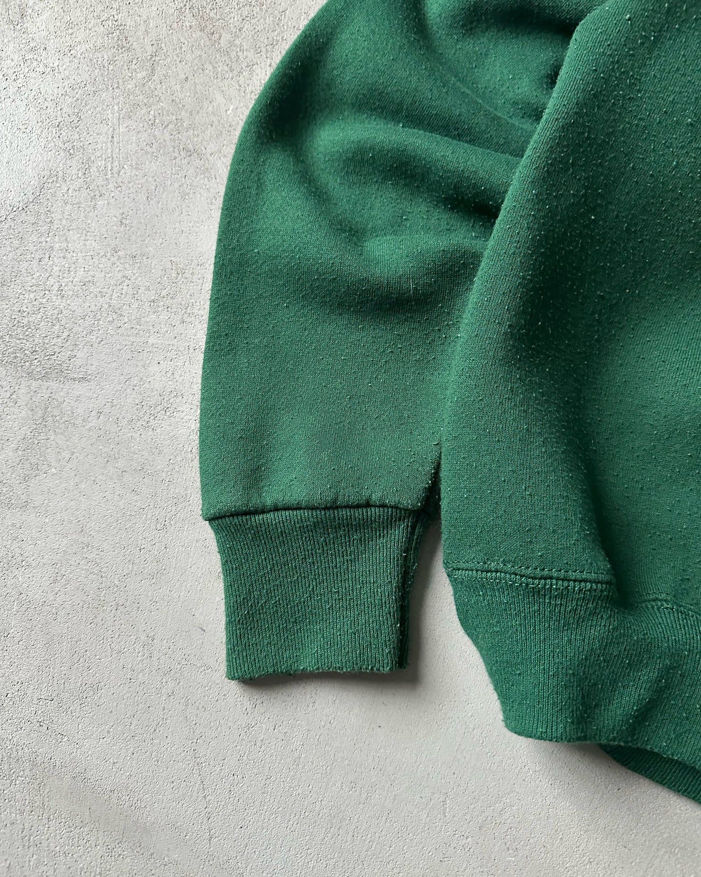 1990s - Green Blank Crewneck - M