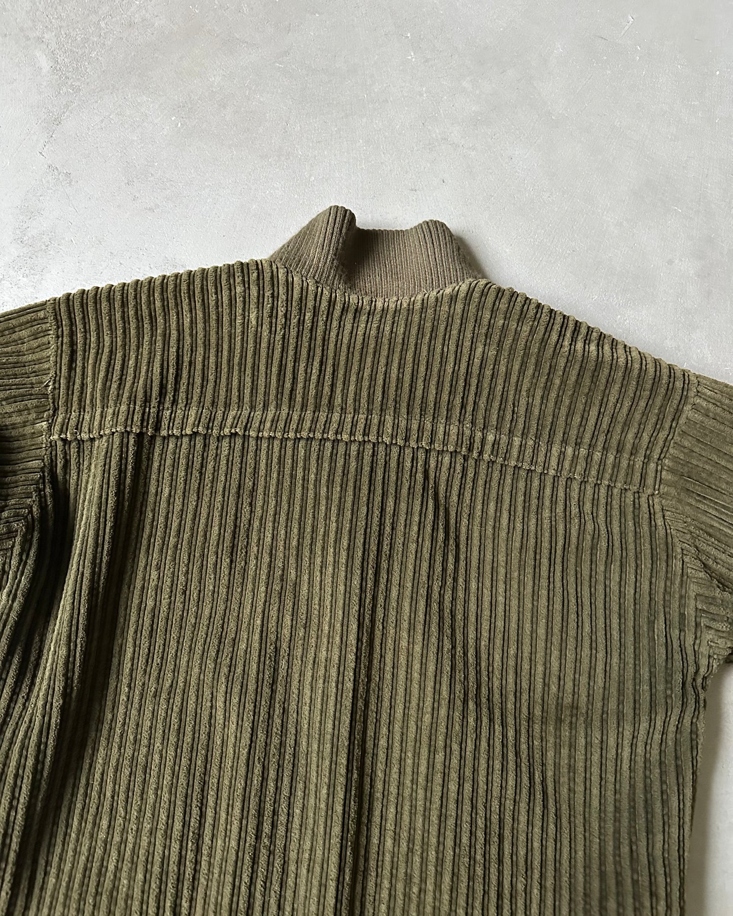 1980s - Green Corduroy Jacket - S/M