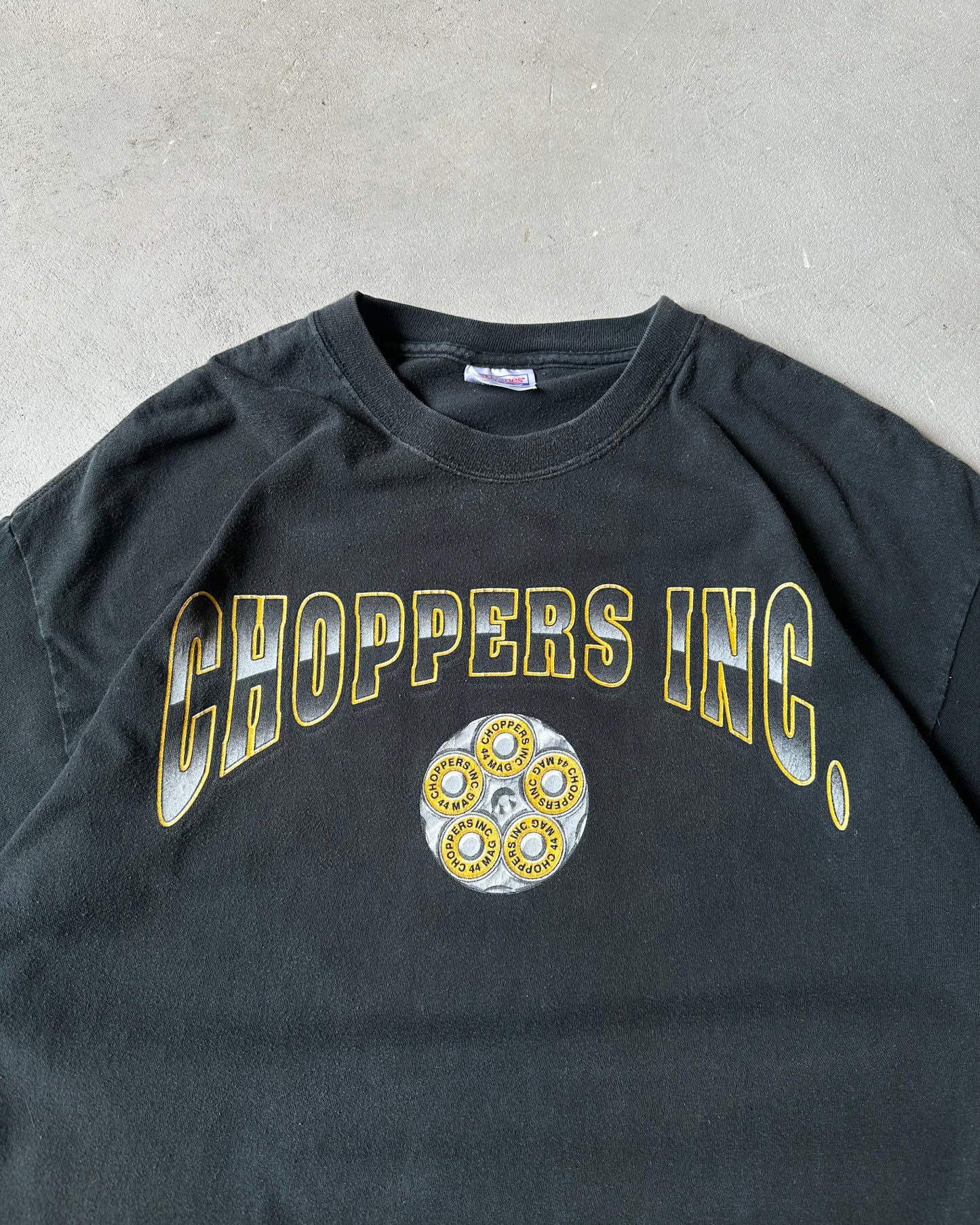 2000s - Faded Black Choppers Inc. T-Shirt - XL