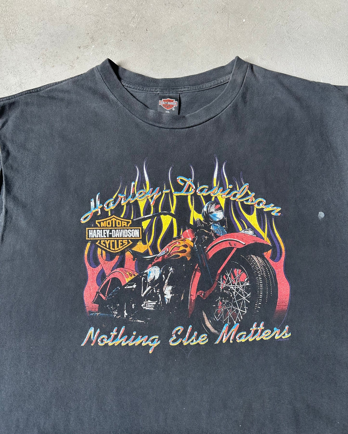 2000s - Distressed Black Harley-Davidson Tank Top - XL/XXL