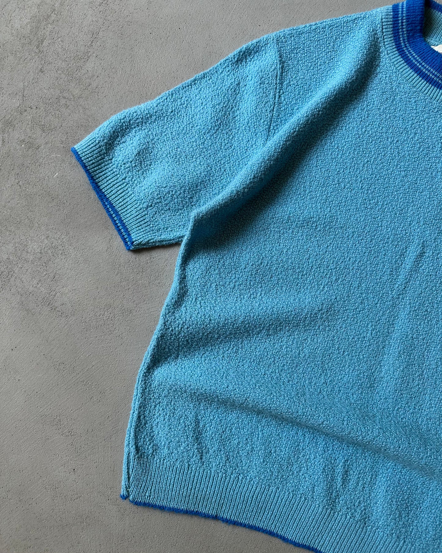 1970s - Blue John Blair Knit T-Shirt - M