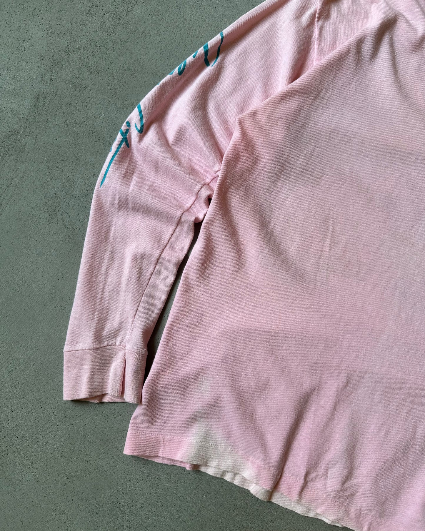 1970s - Pink Ocean City Longsleeve - XS