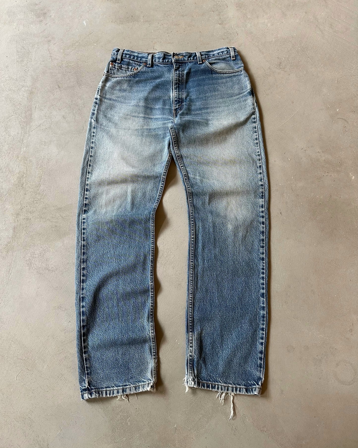 1990s - Distressed 505 Levi's Jeans - 35x33