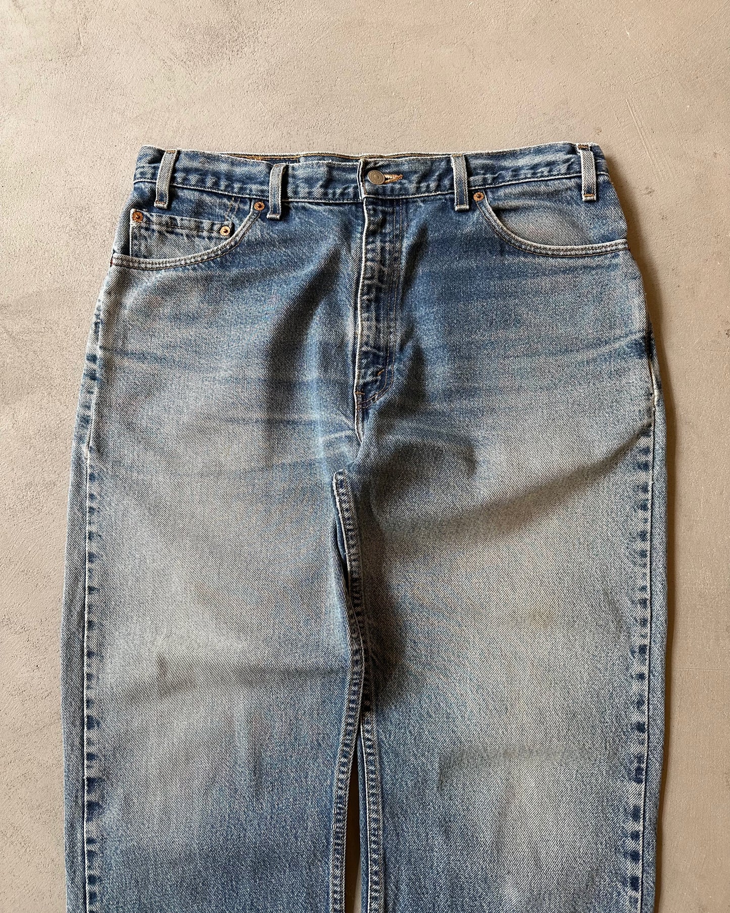 1990s - Distressed 505 Levi's Jeans - 35x33