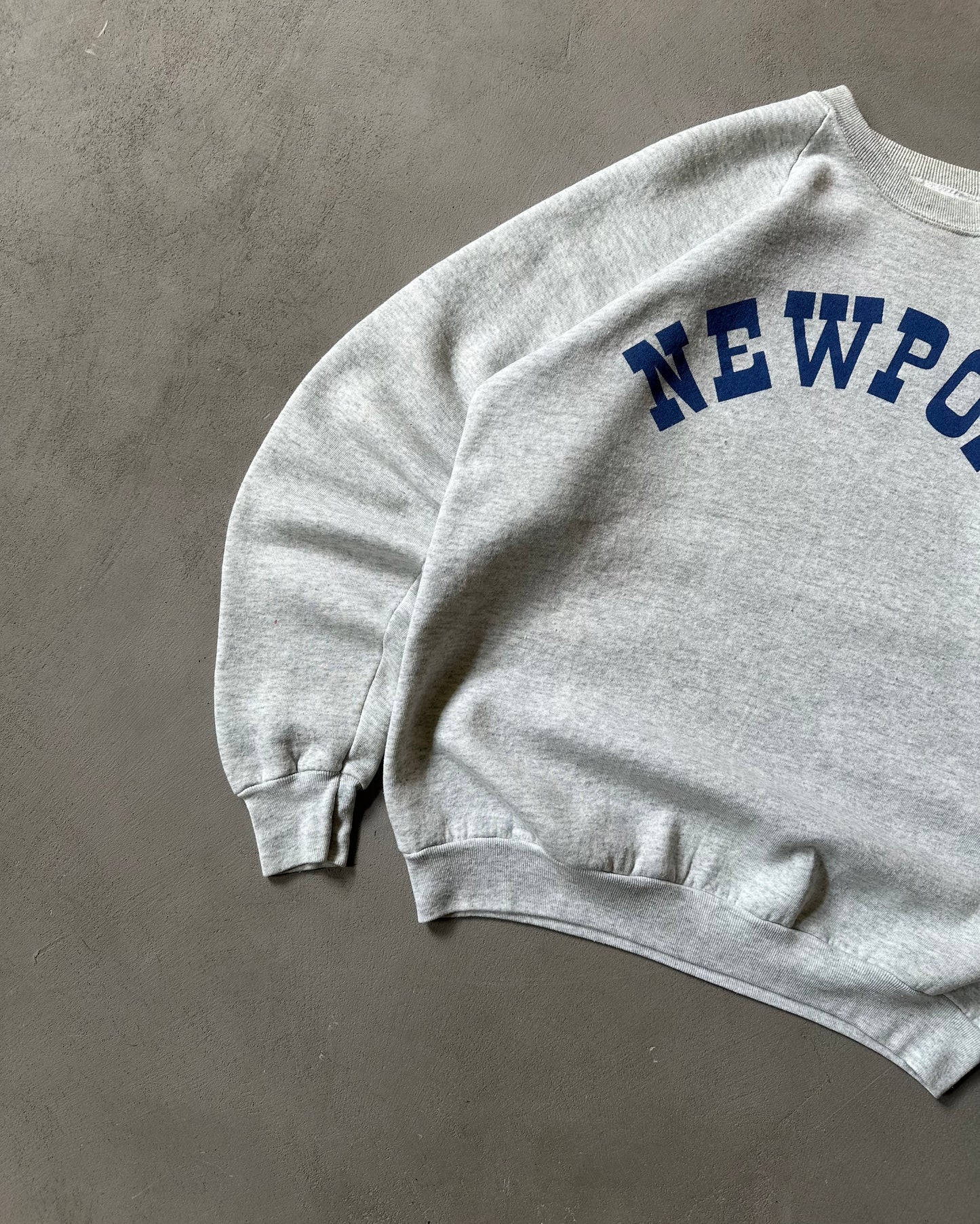 1990s - Ash Grey Newport Crewneck - L/XL