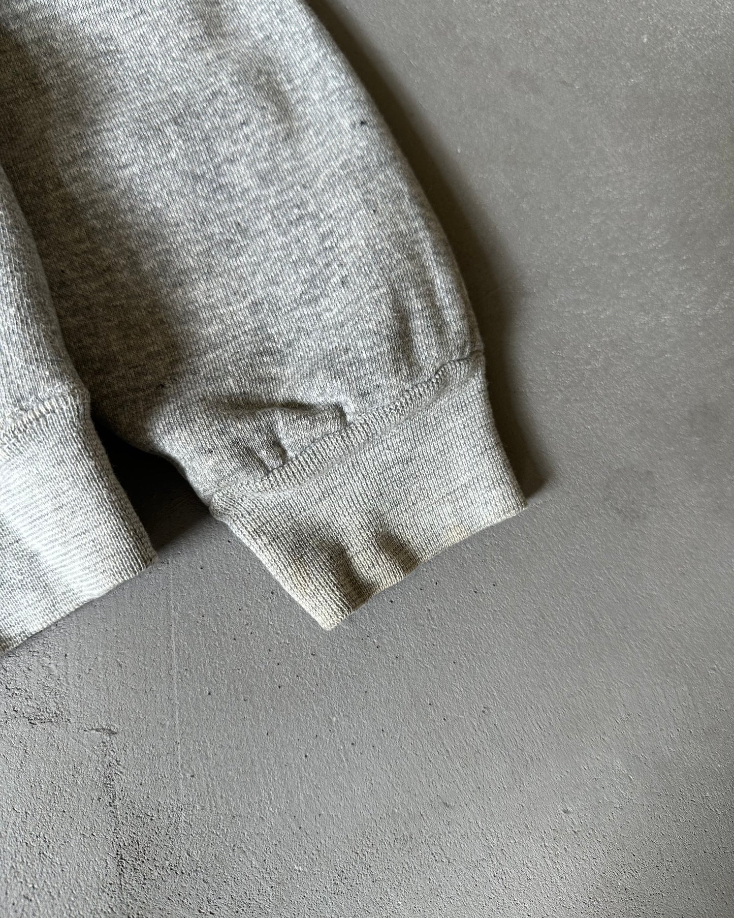 1970s - Grey Mayo Spruce Thermal Zip Up Hoodie - XS