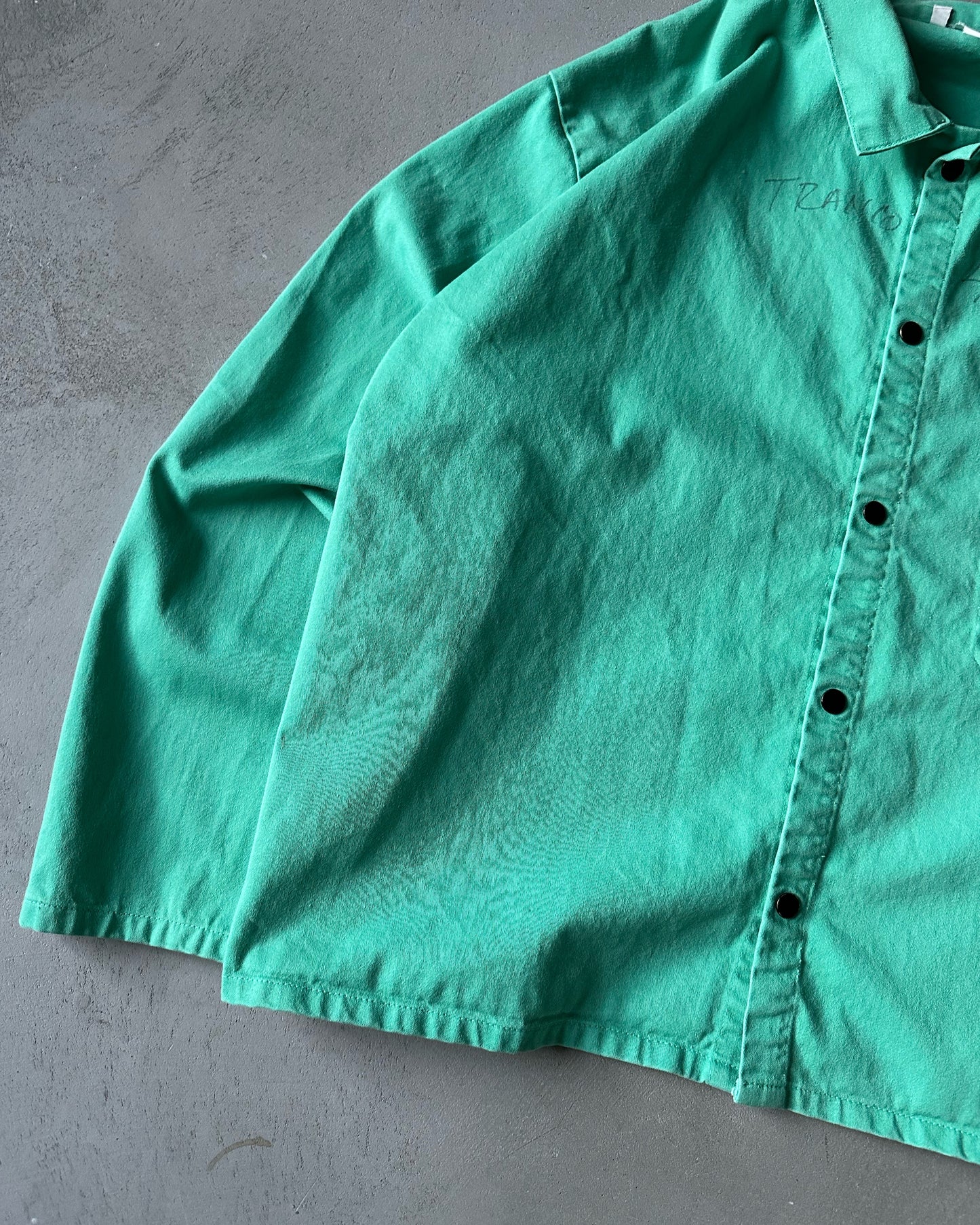 1980s - Aqua Chore Overshirt - XXXL