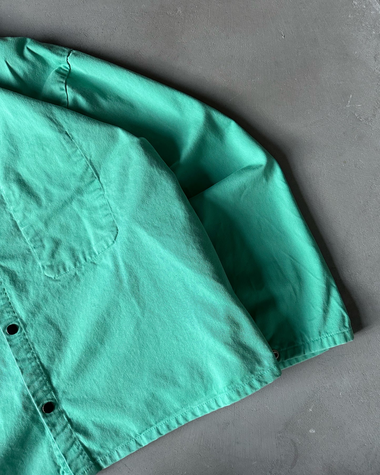 1980s - Aqua Chore Overshirt - XXXL