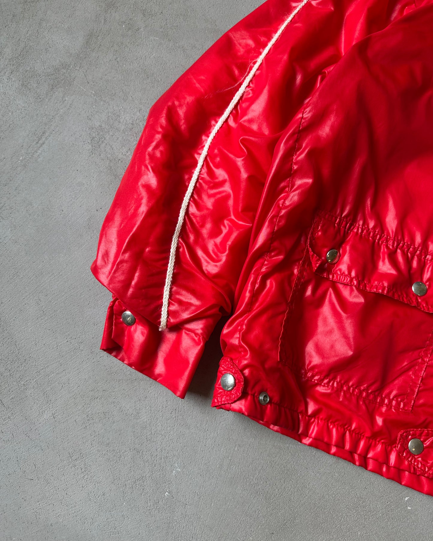 1970s - Red Firestone Racing Nylon Jacket - M