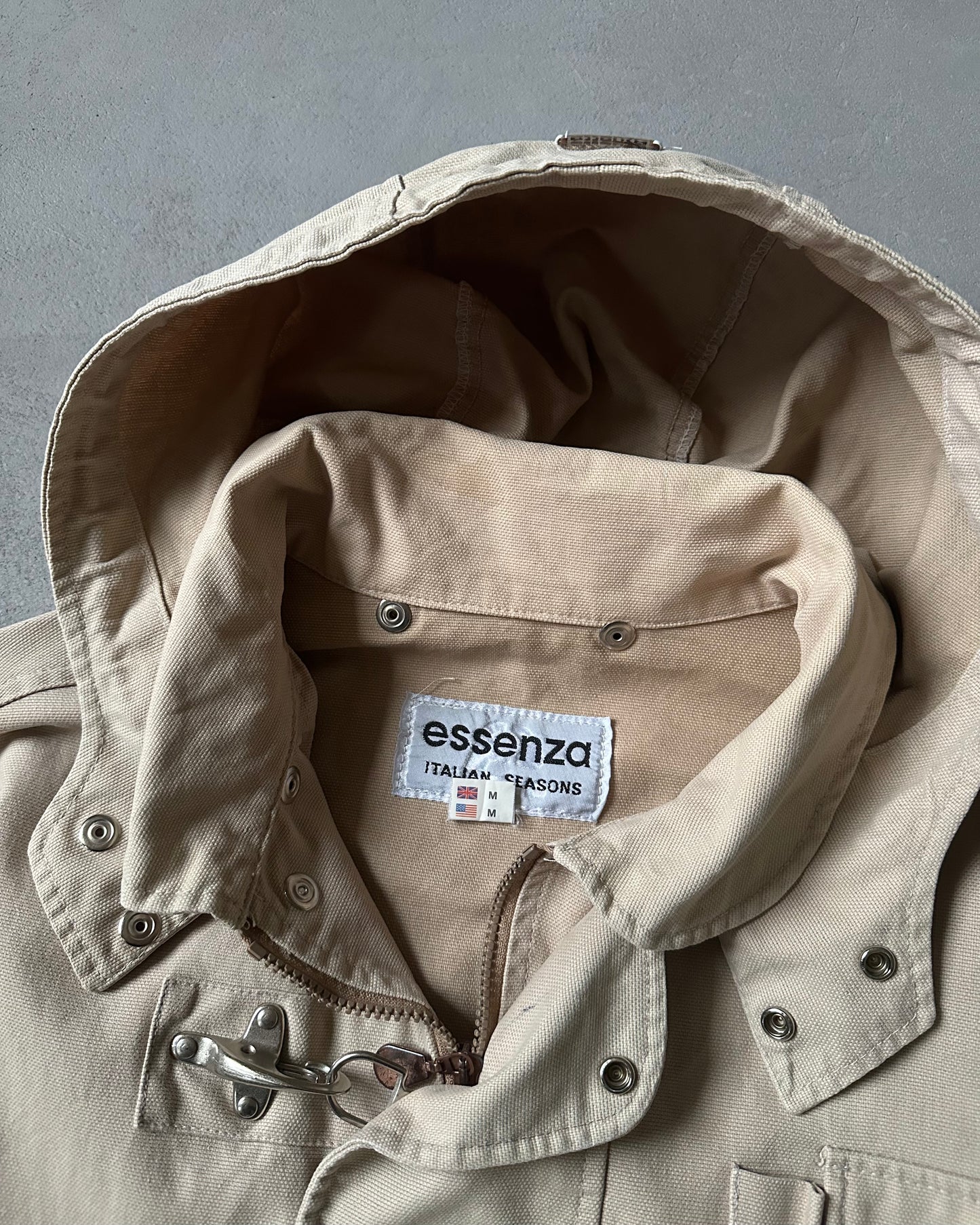 2000s - Cream Essenza Fireman Jacket - M