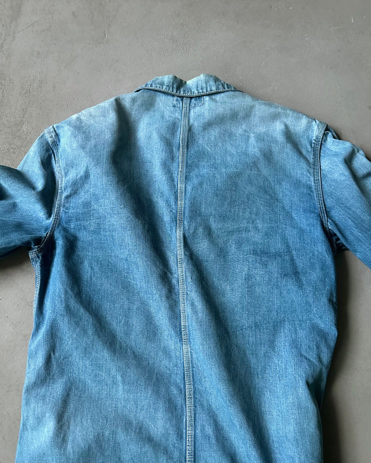 Années 1970 - Veste de travail en jean - M/L