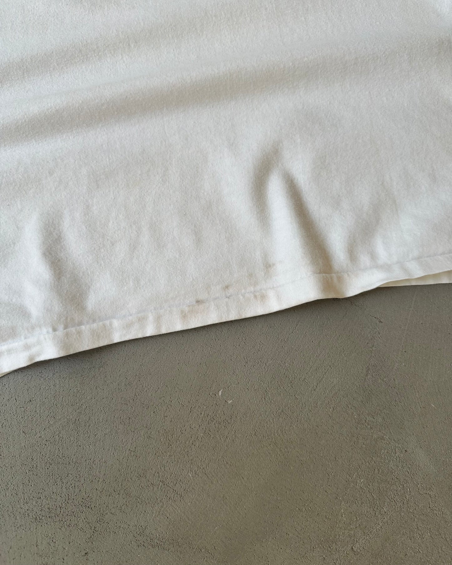 1990s - White CFDA T-Shirt - XL