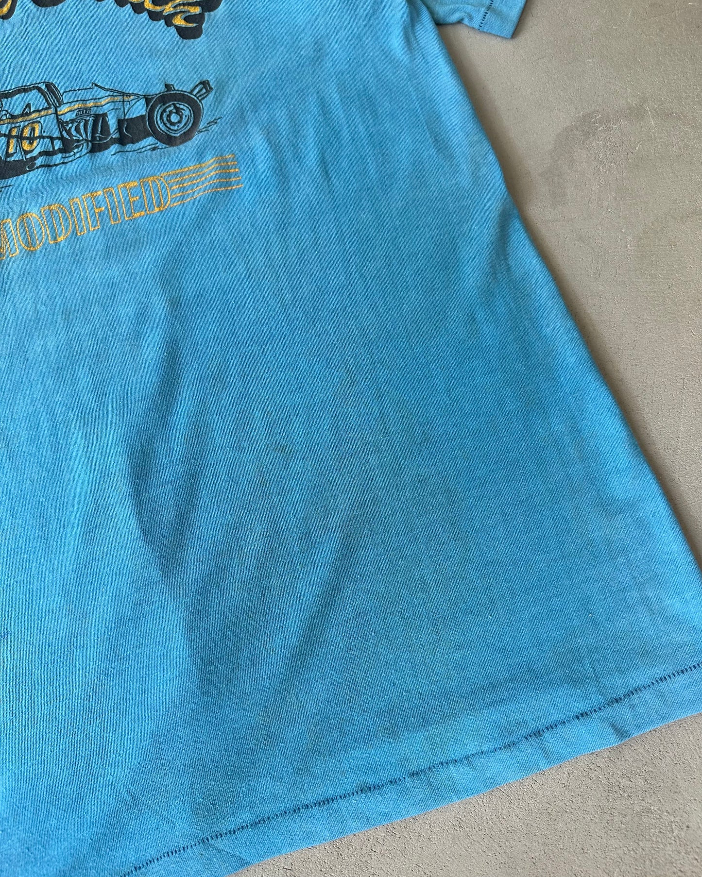 1970s - Blue Richie Eurich T-Shirt - S/M