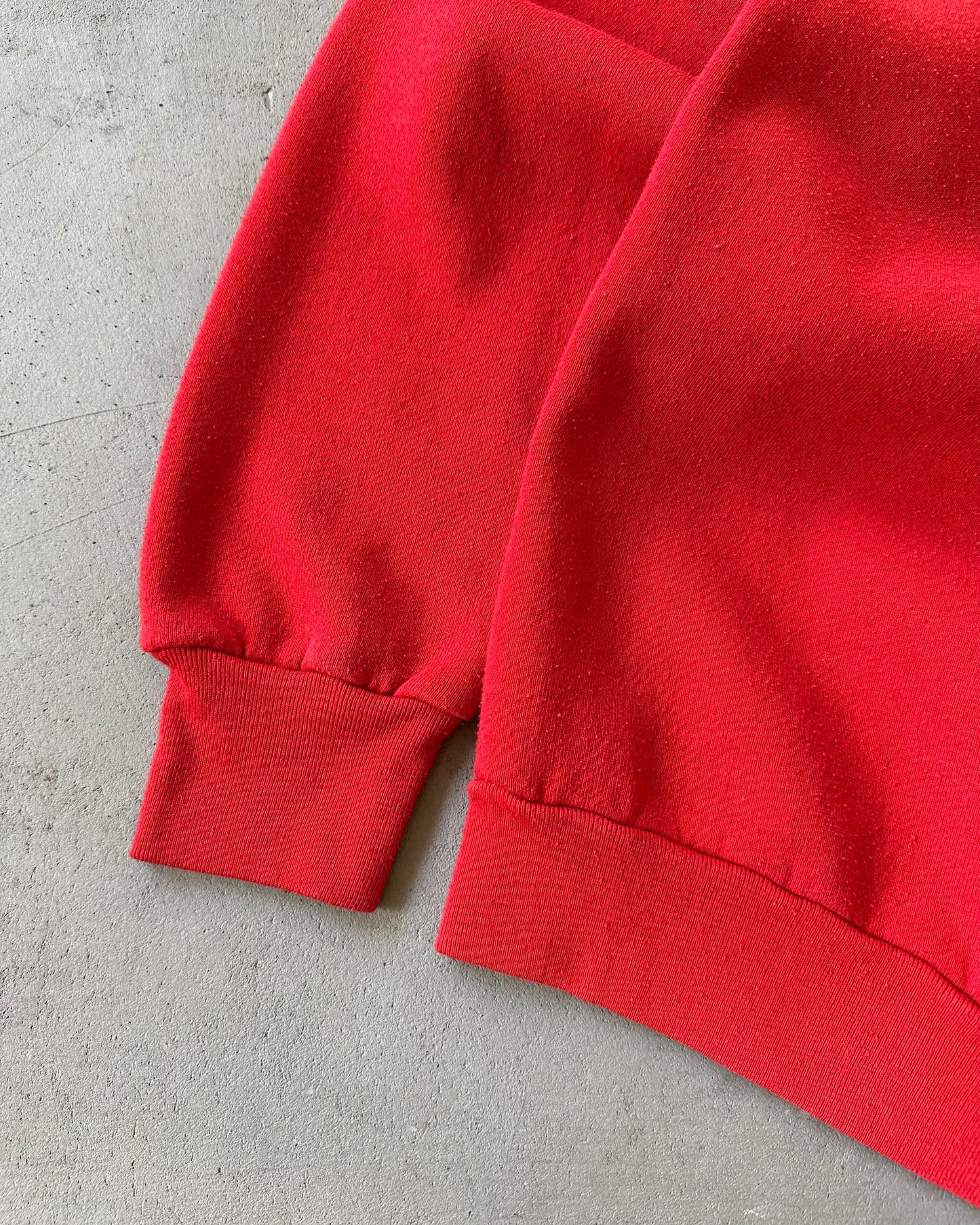 1980s - Red Harley Davidson 3D Emblem Crewneck - M