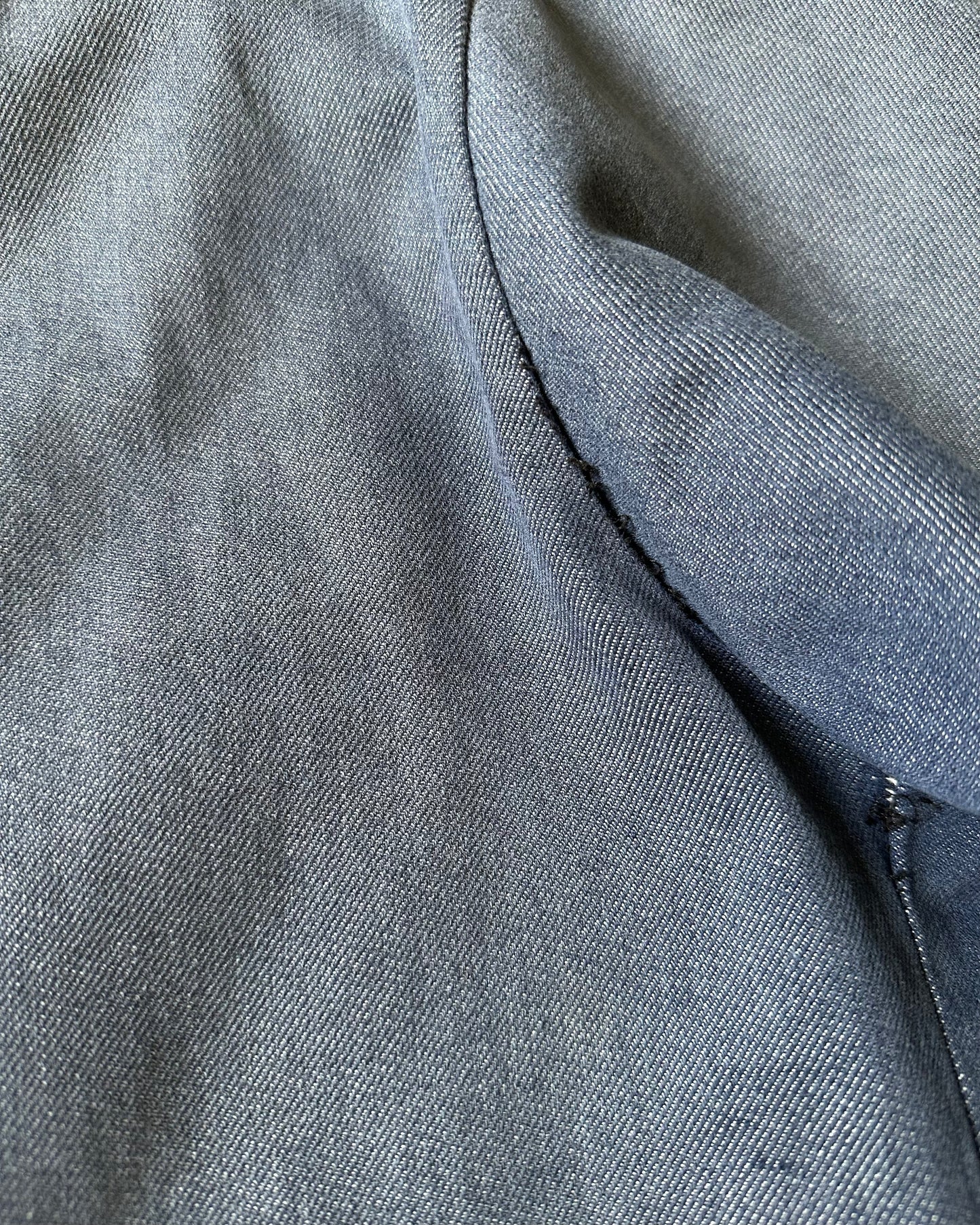 1980s - Distressed Denim Work Jacket - XL