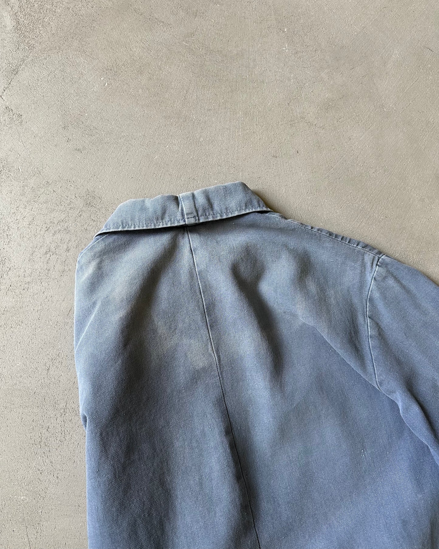 1990s - Distressed Light Blue Euro Chore - M(Long)