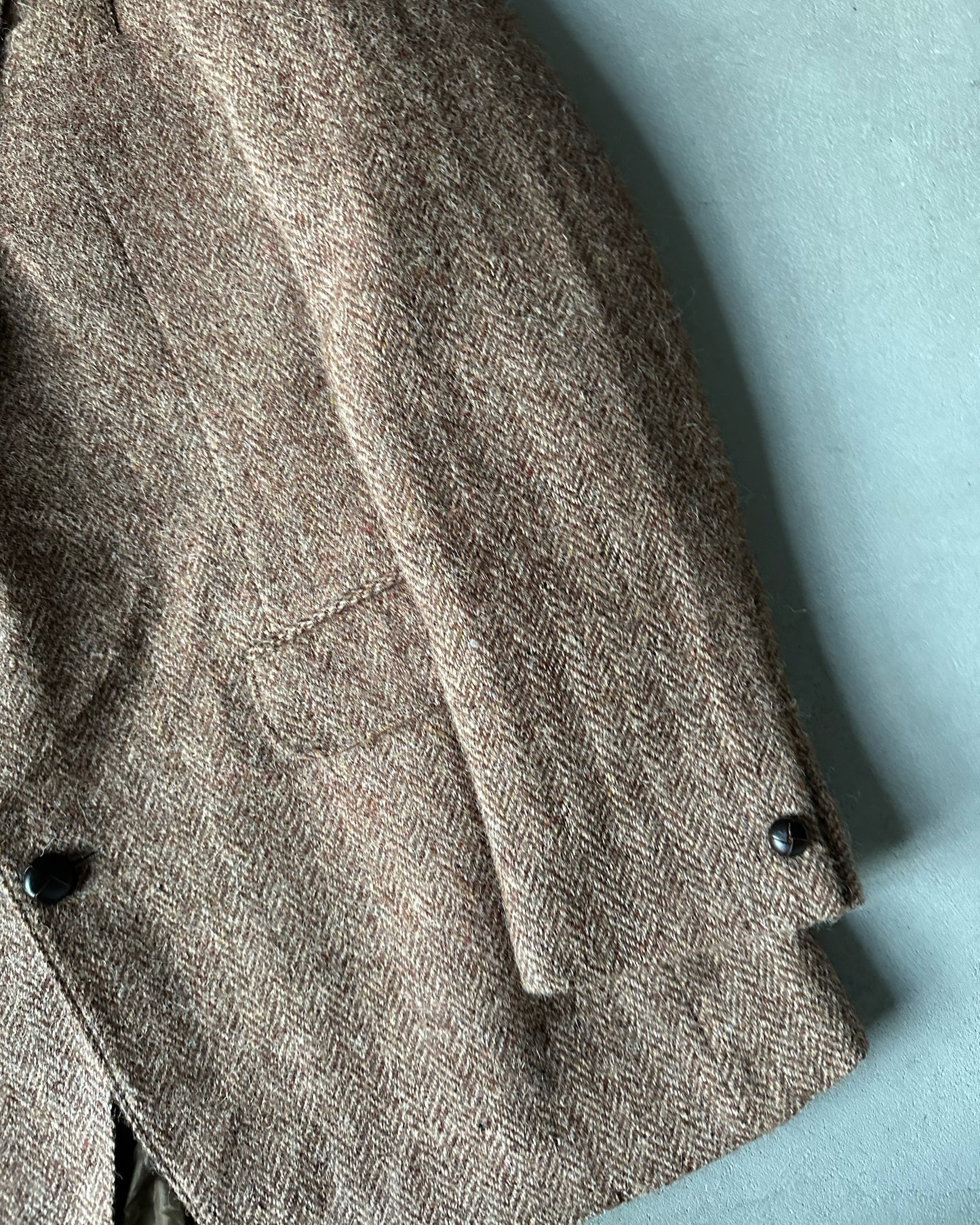 1980s - Brown Harris Tweed Blazer - 42R