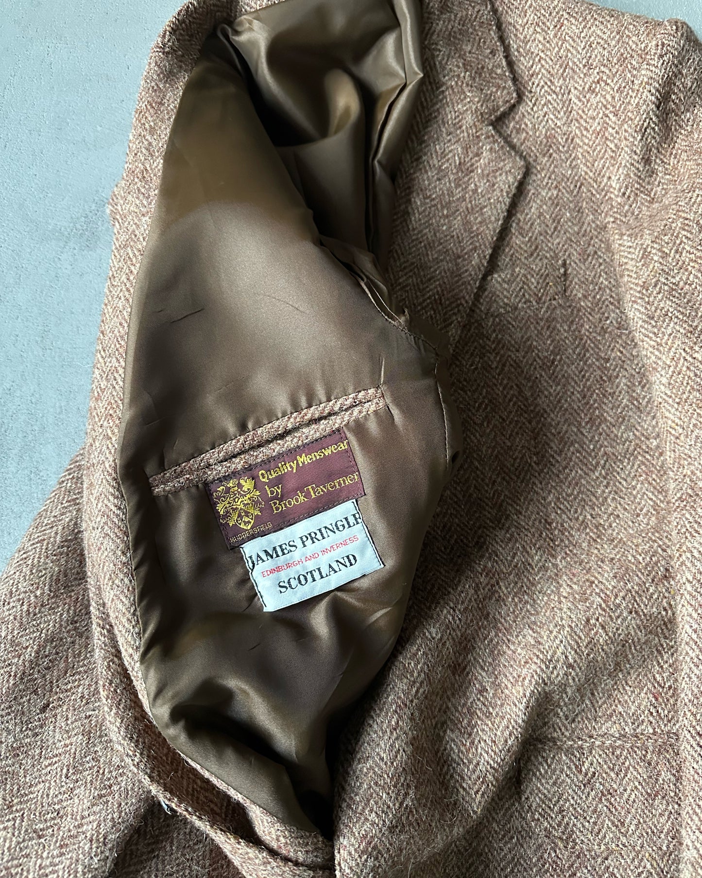 1980s - Brown Harris Tweed Blazer - 42R
