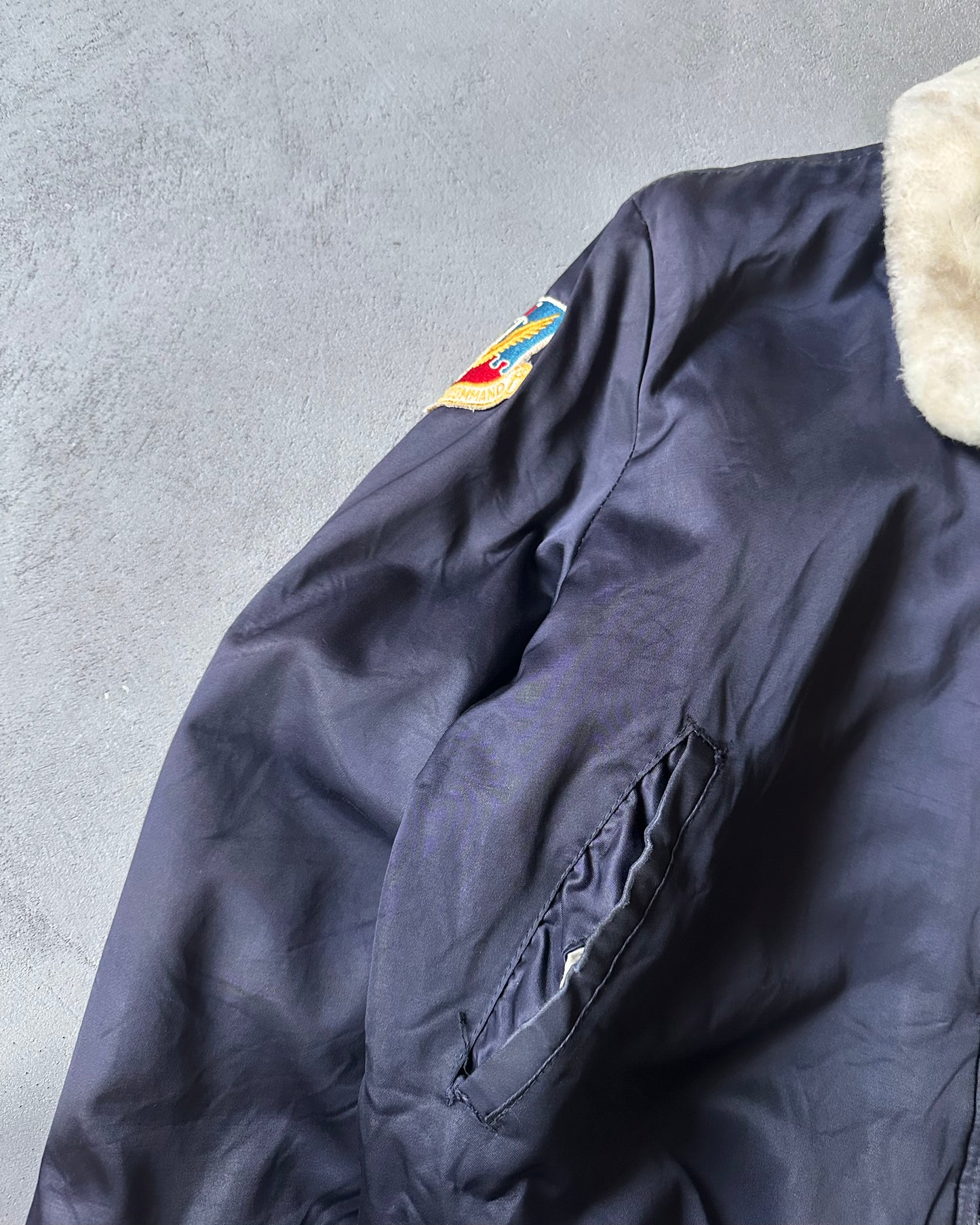 Années 1970 - Blouson aviateur "Chainstitch" de l'armée de l'air - L