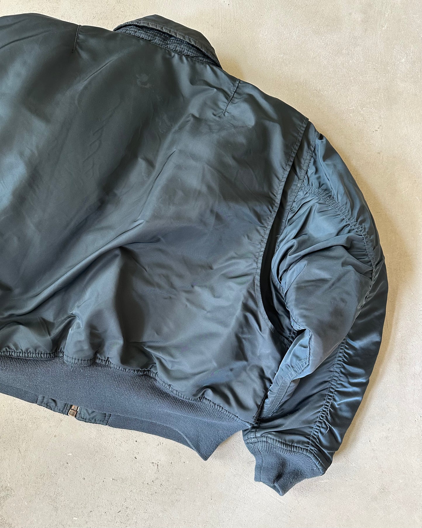 Années 2000 - Blouson aviateur Schott Marine - XL