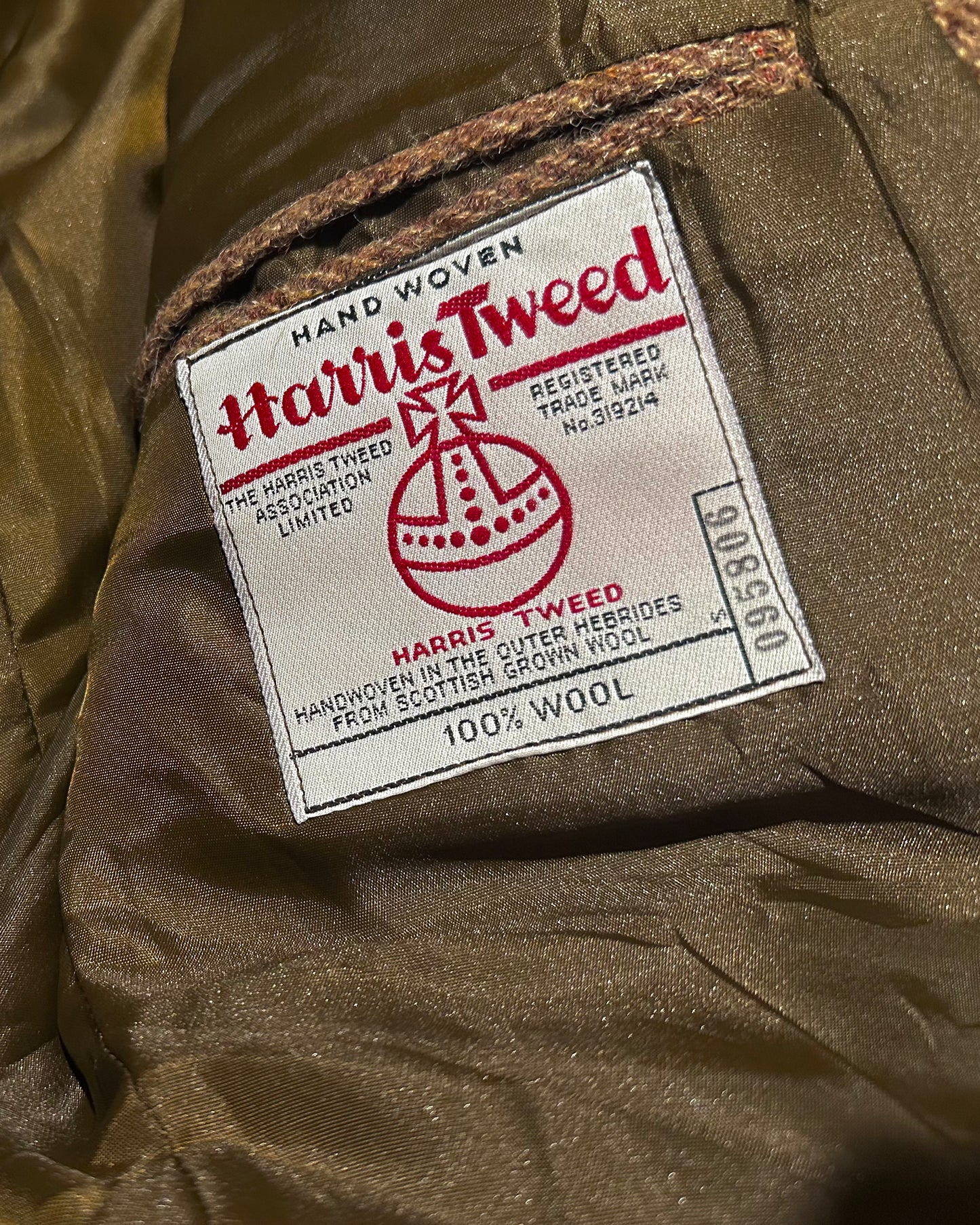 1980s - Brown Harris Tweed Blazer - 42R