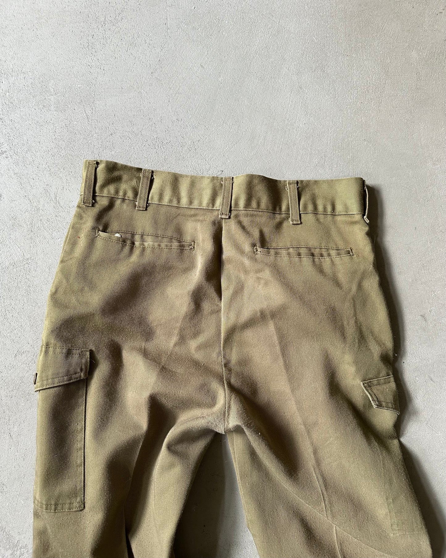 Années 70 - Cargo Boy Scouts Vert Vieilli - 31x27