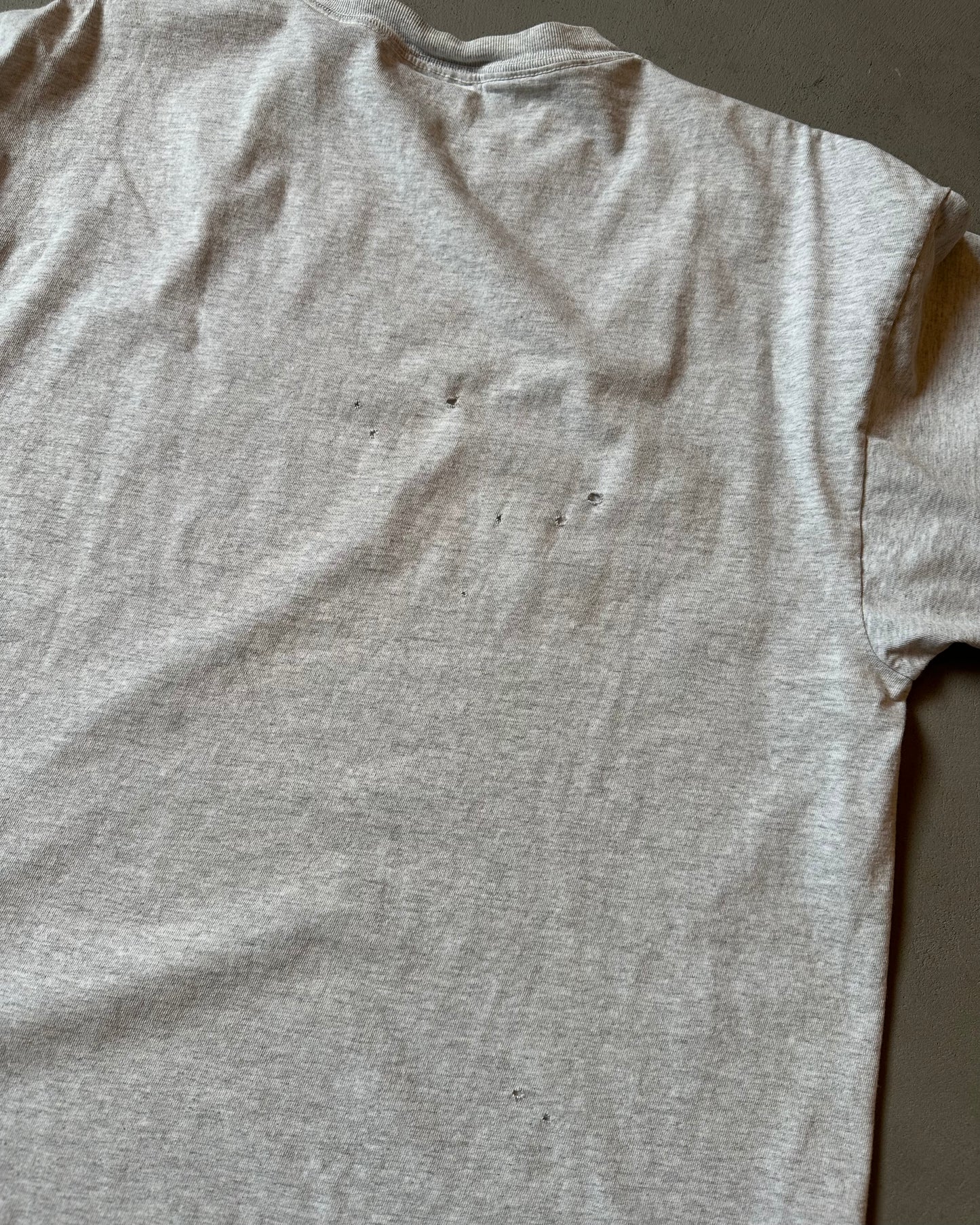 1990s - Distressed Ash Grey JAZZ T-Shirt - XL