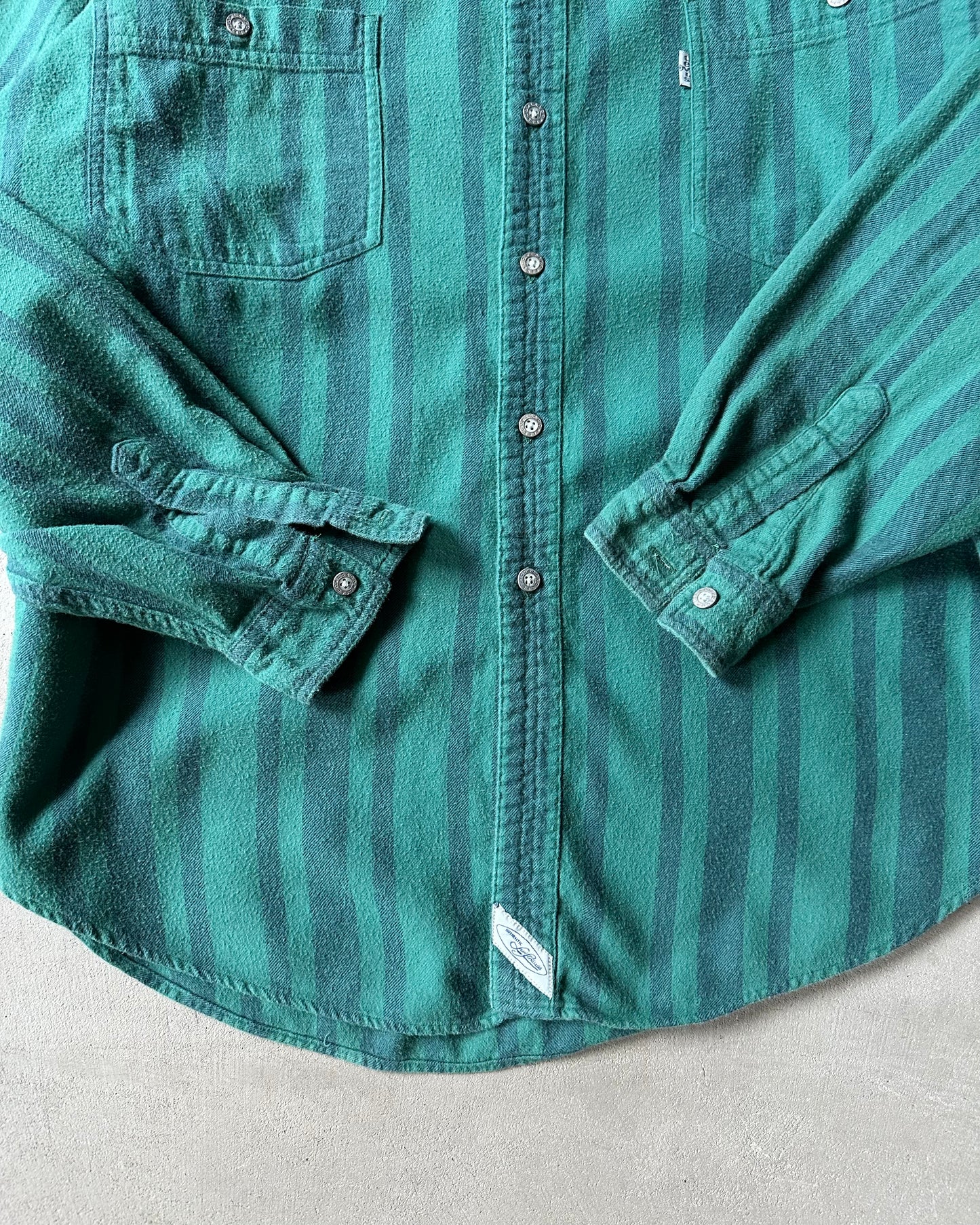 Années 90 - Chemise Levi's à carreaux vert - XL