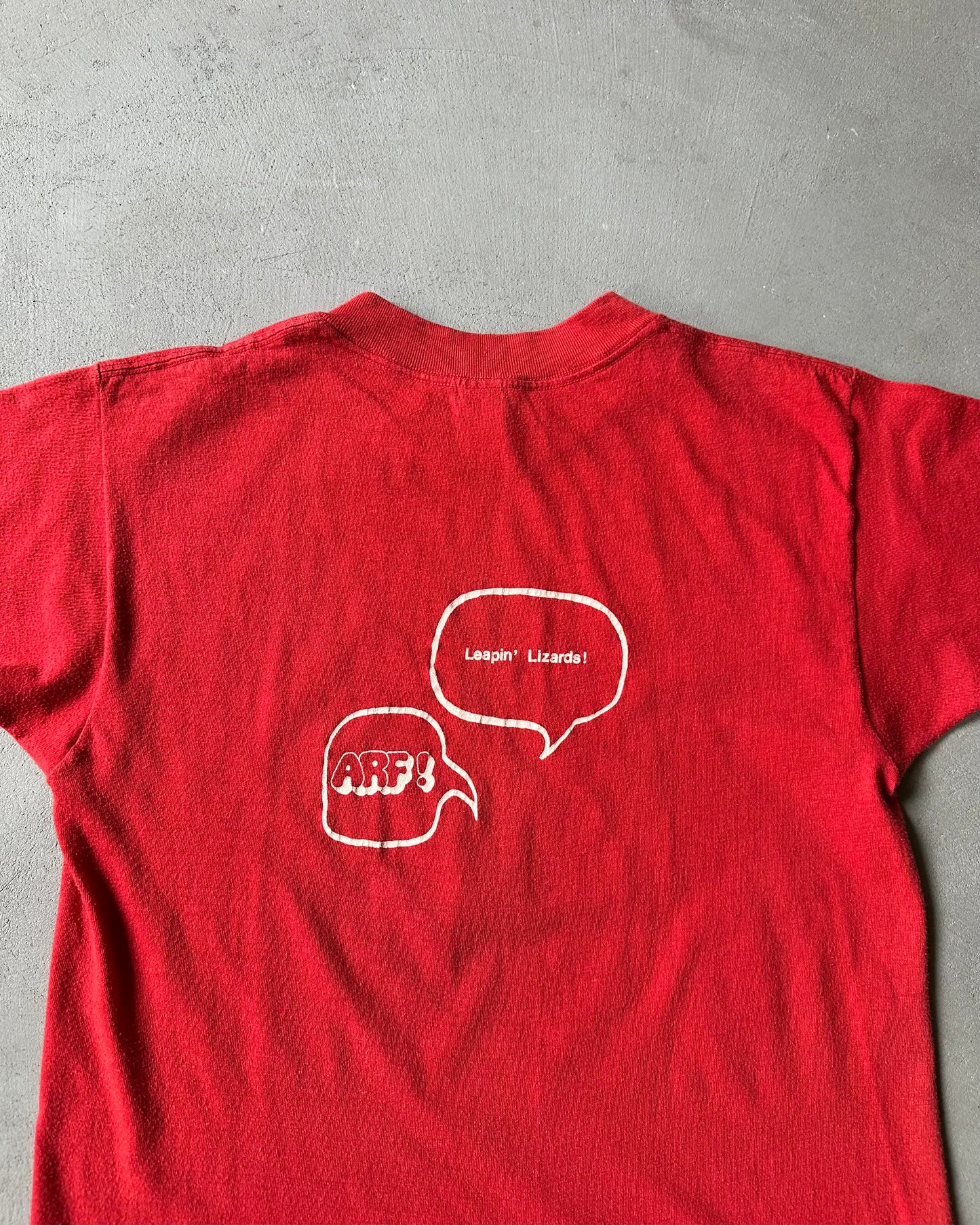 Années 80 - T-shirt rouge Annie - S