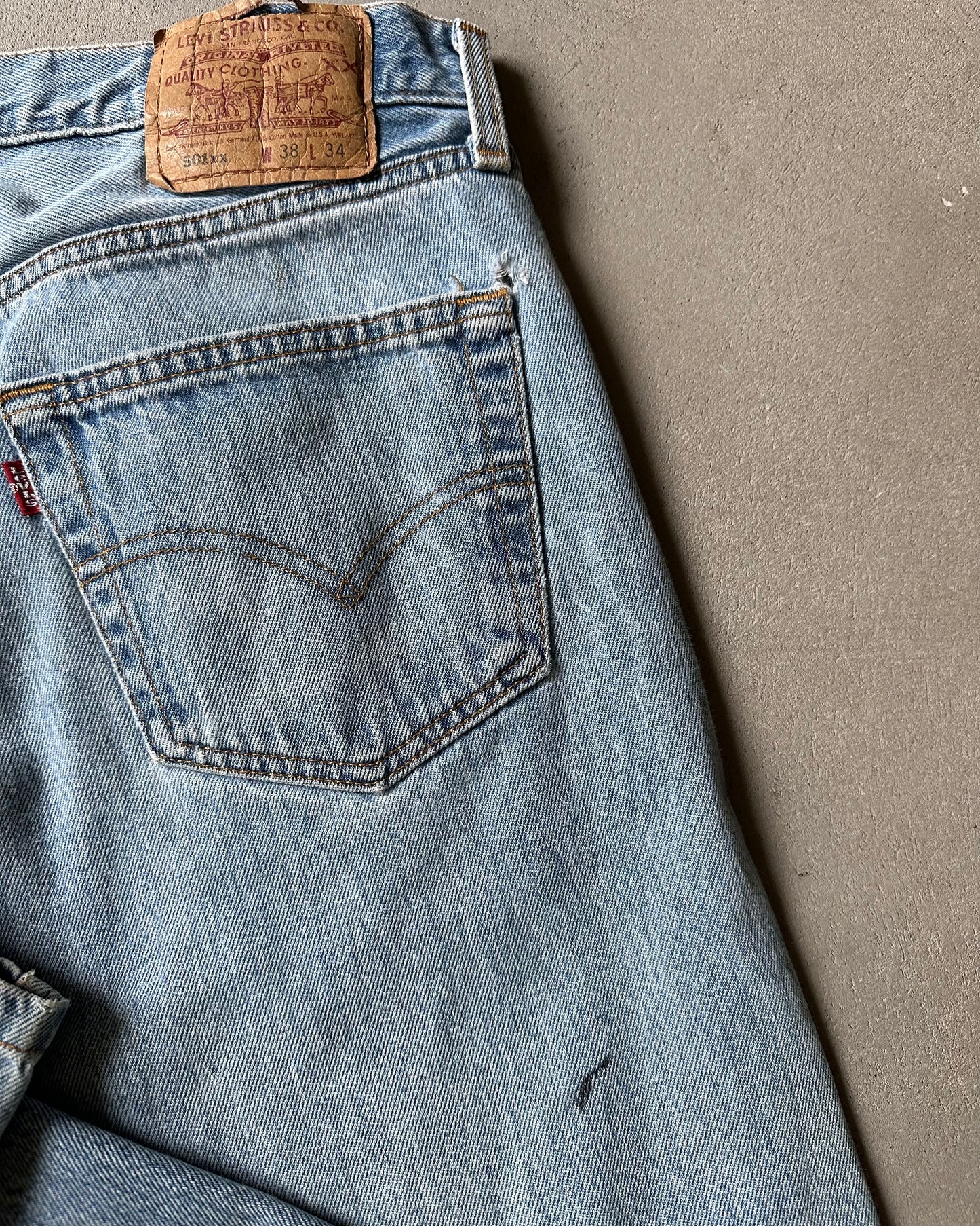 Années 90 - Jean Levi's 501 Vieilli - 35x27