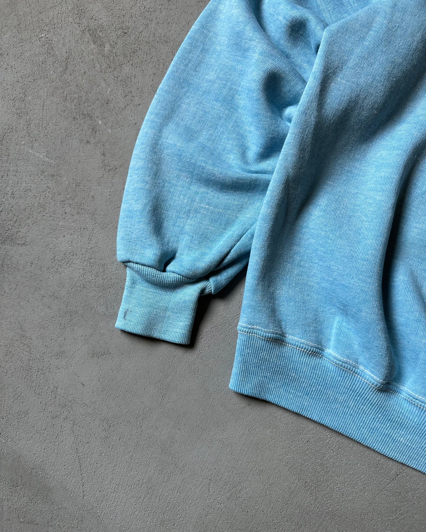 1970s - Light Blue Carlon & Andrews Chainstitch Crewneck - M