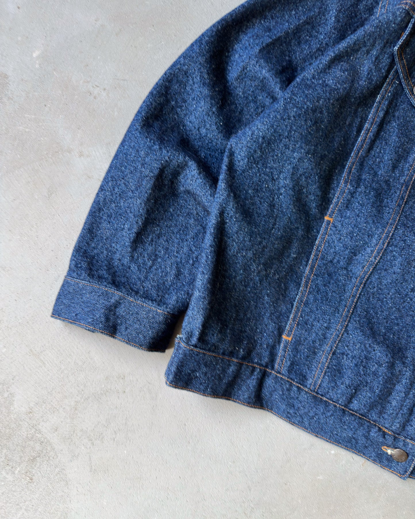 1980s - Raw Women's Denim Jacket - (W)XL