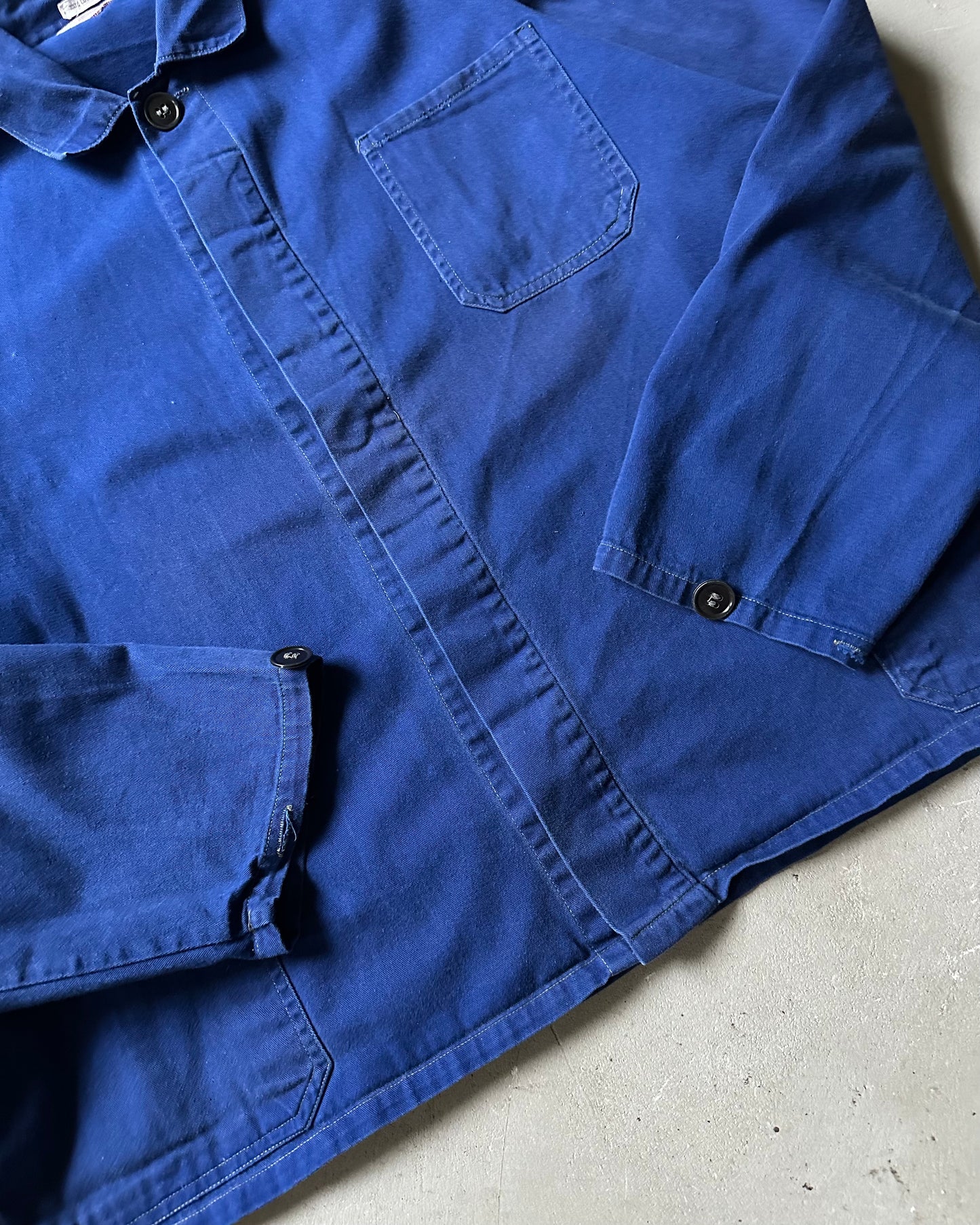 Années 60 - Veste de travail Euro bleue - Homme