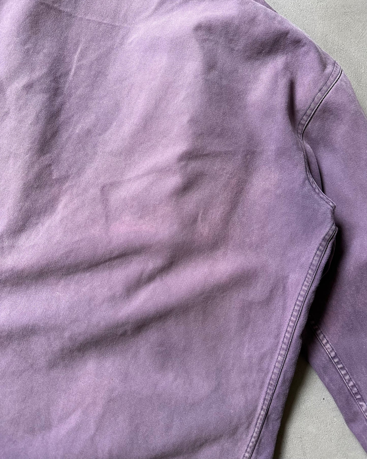 Années 80 - Veste Euro Chore en moleskine violet délavé - XL