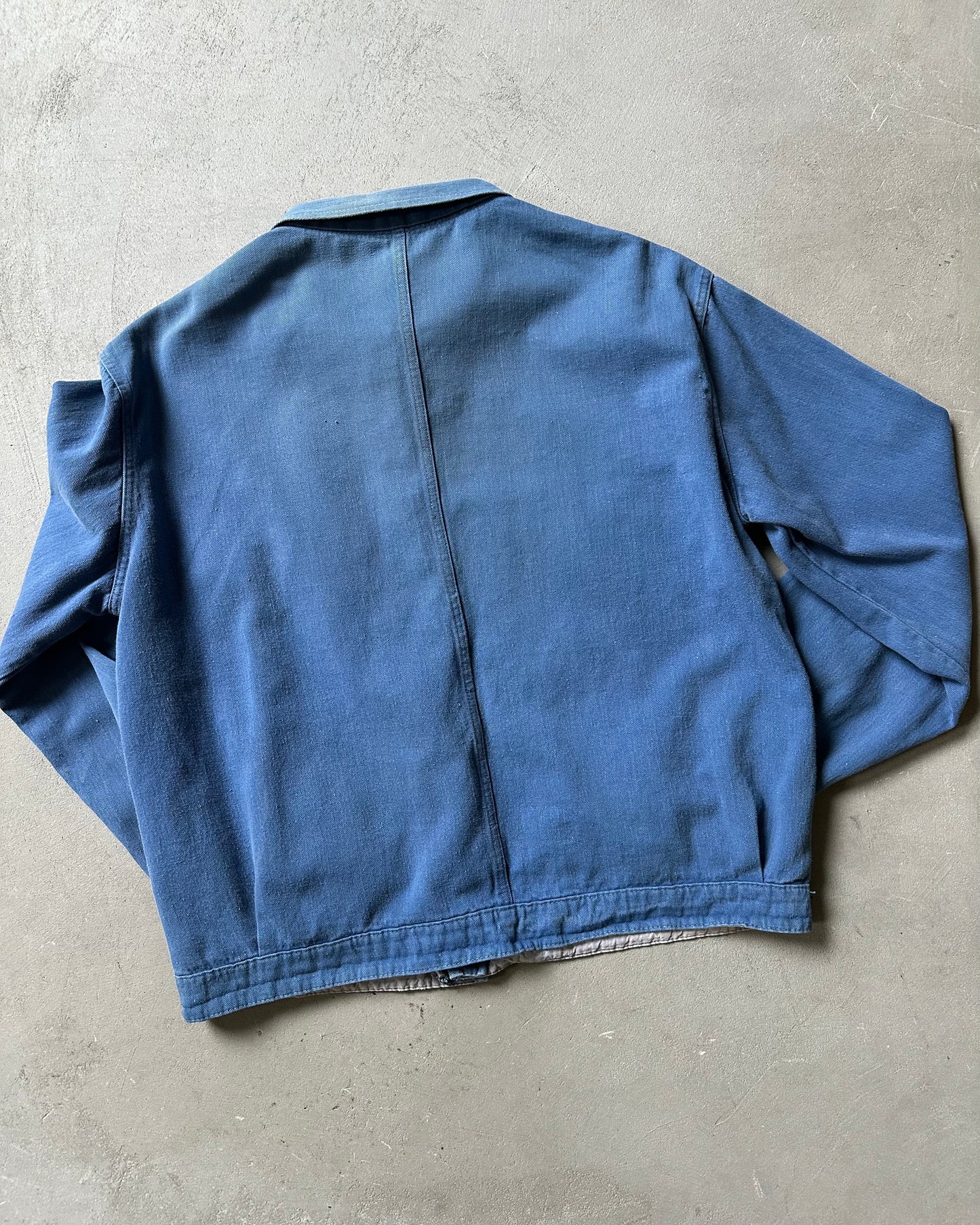 Années 60 - Surchemise cycliste Euro bleue - S