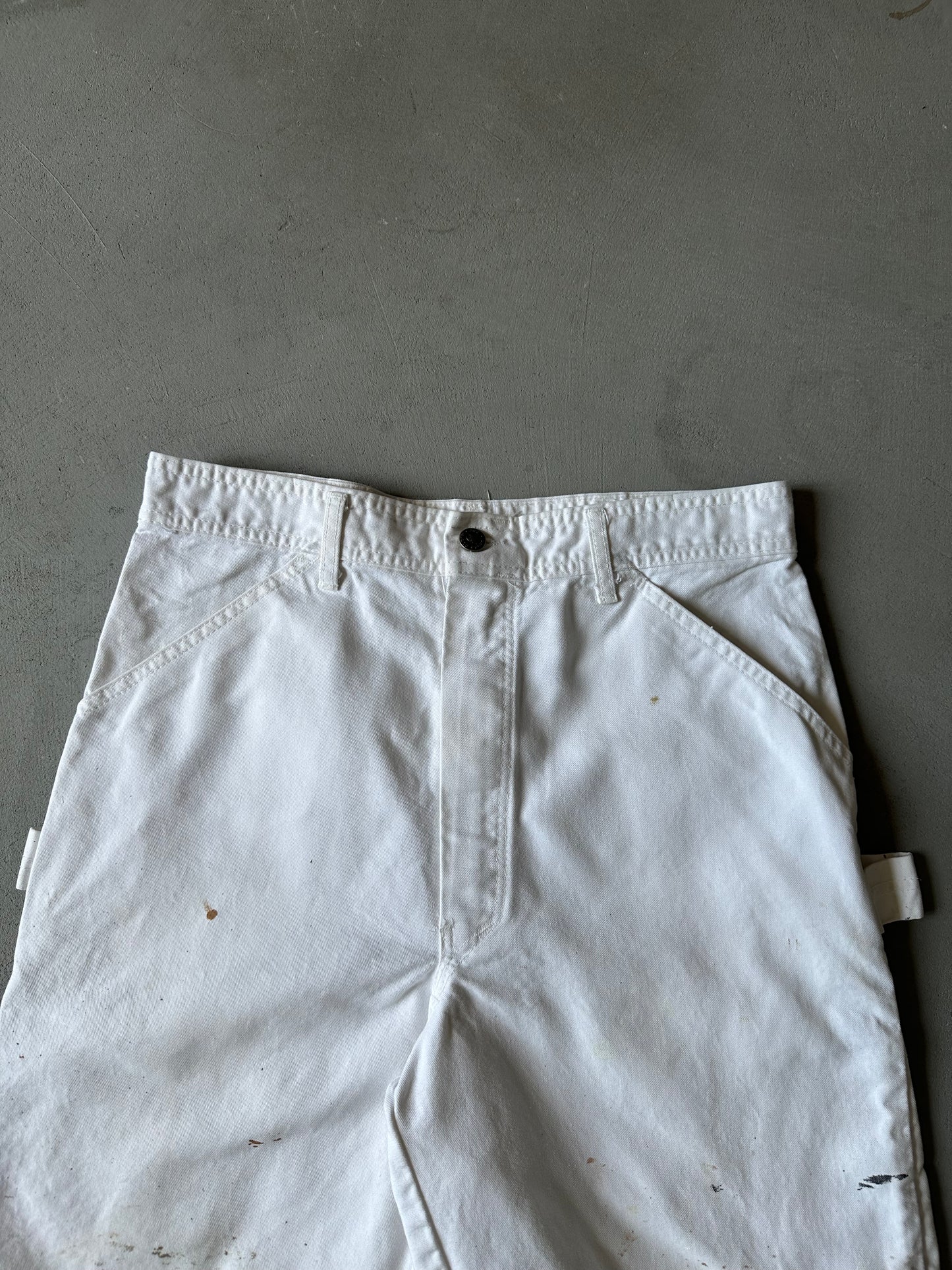 1990s - White Painter Shorts - 31