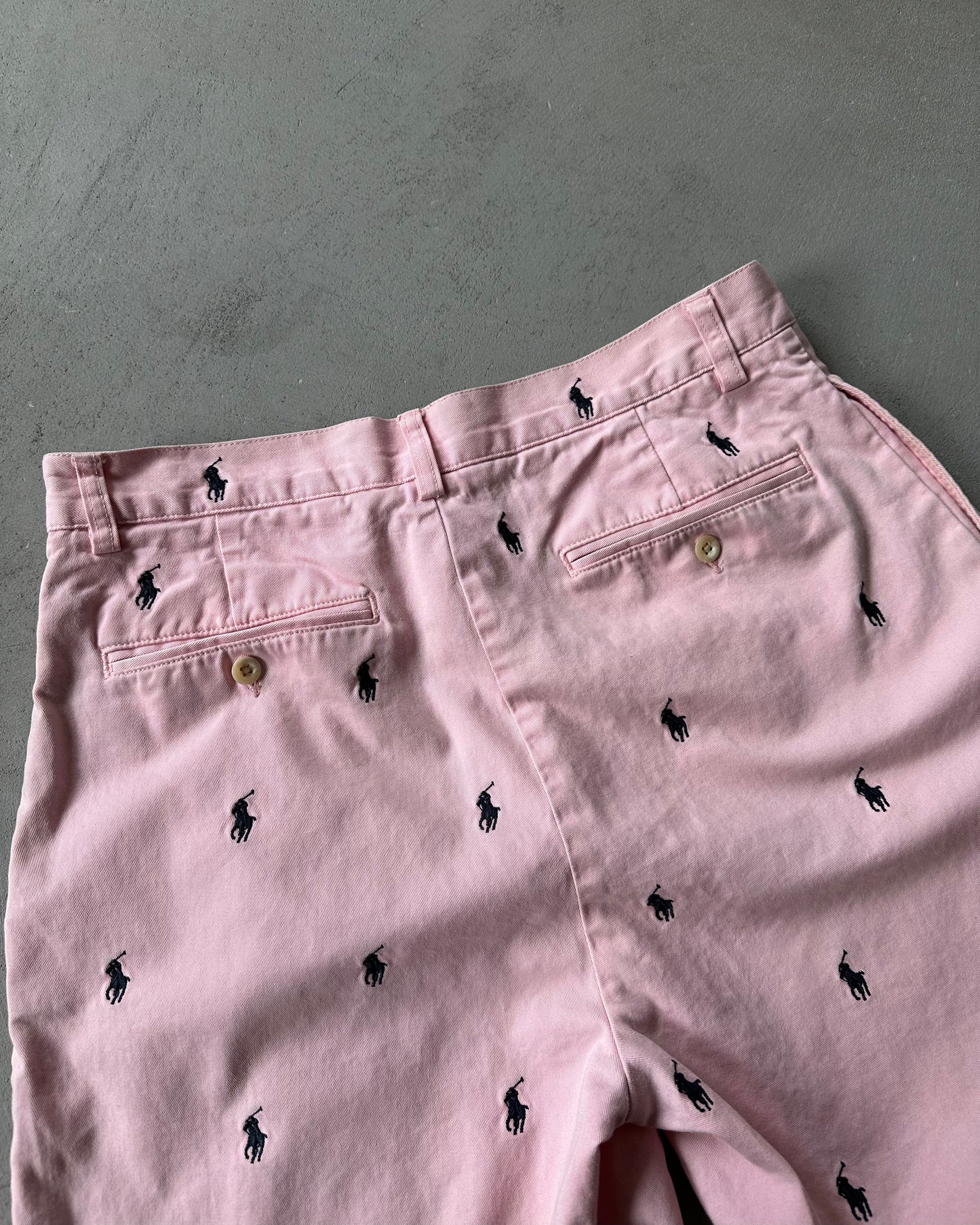 Années 2000 - Short rose Tyler Polo RL - 32
