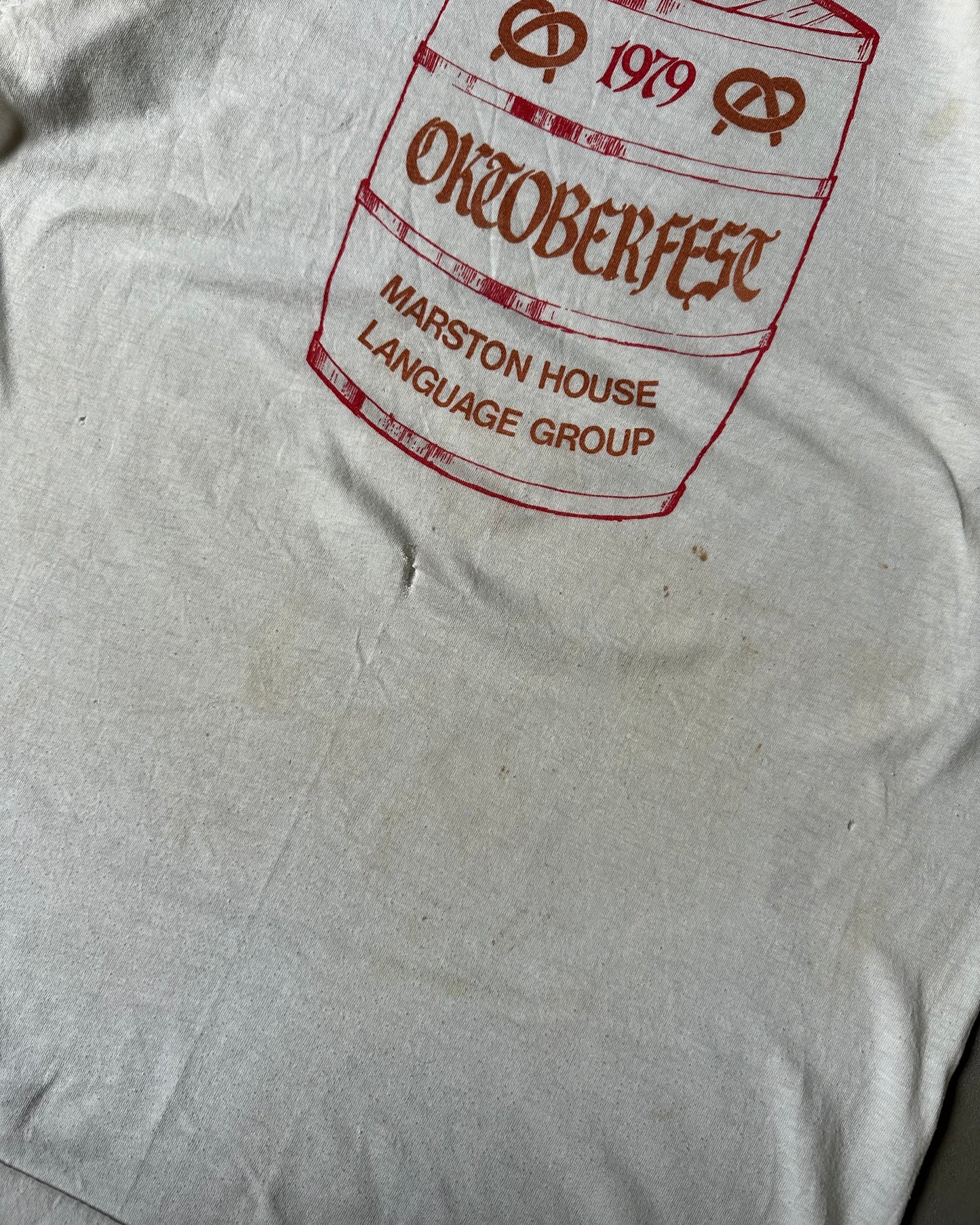 1970s - Distressed Oktoberfest T-Shirt - M
